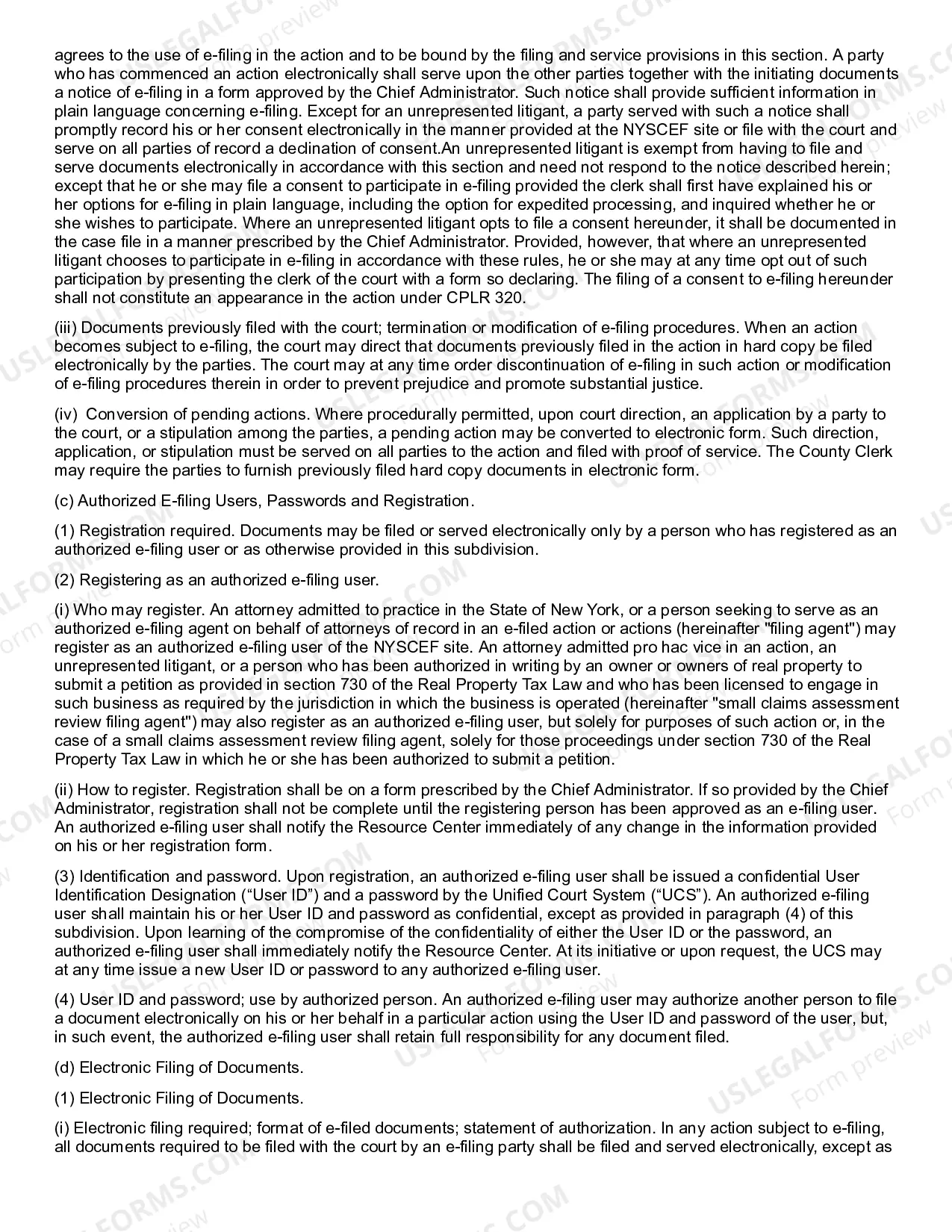 Preview Uniform Rule 202.5-b (Consensual Program)
