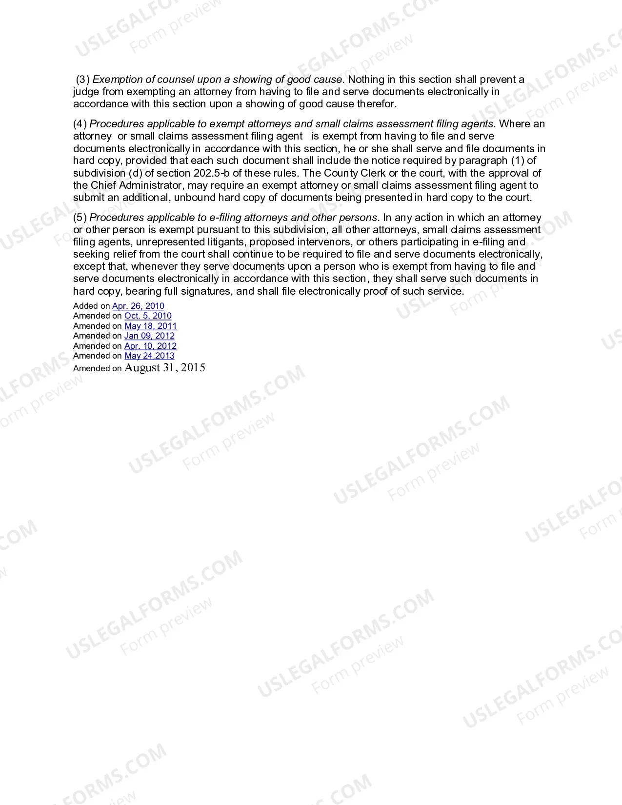 Preview Uniform Rule 202.5-bb (Mandatory Program)