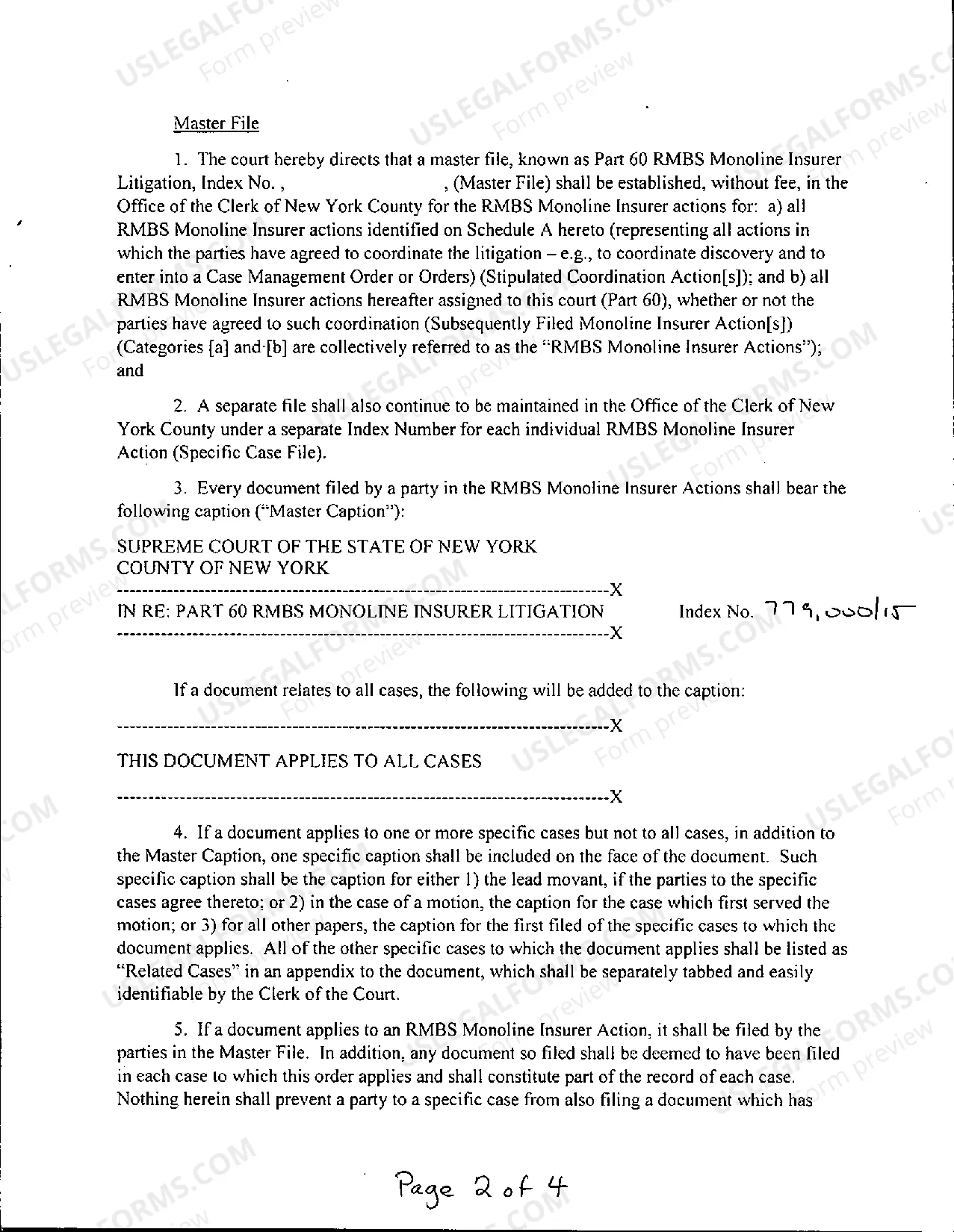 Preview Monoline Insurer Litigation