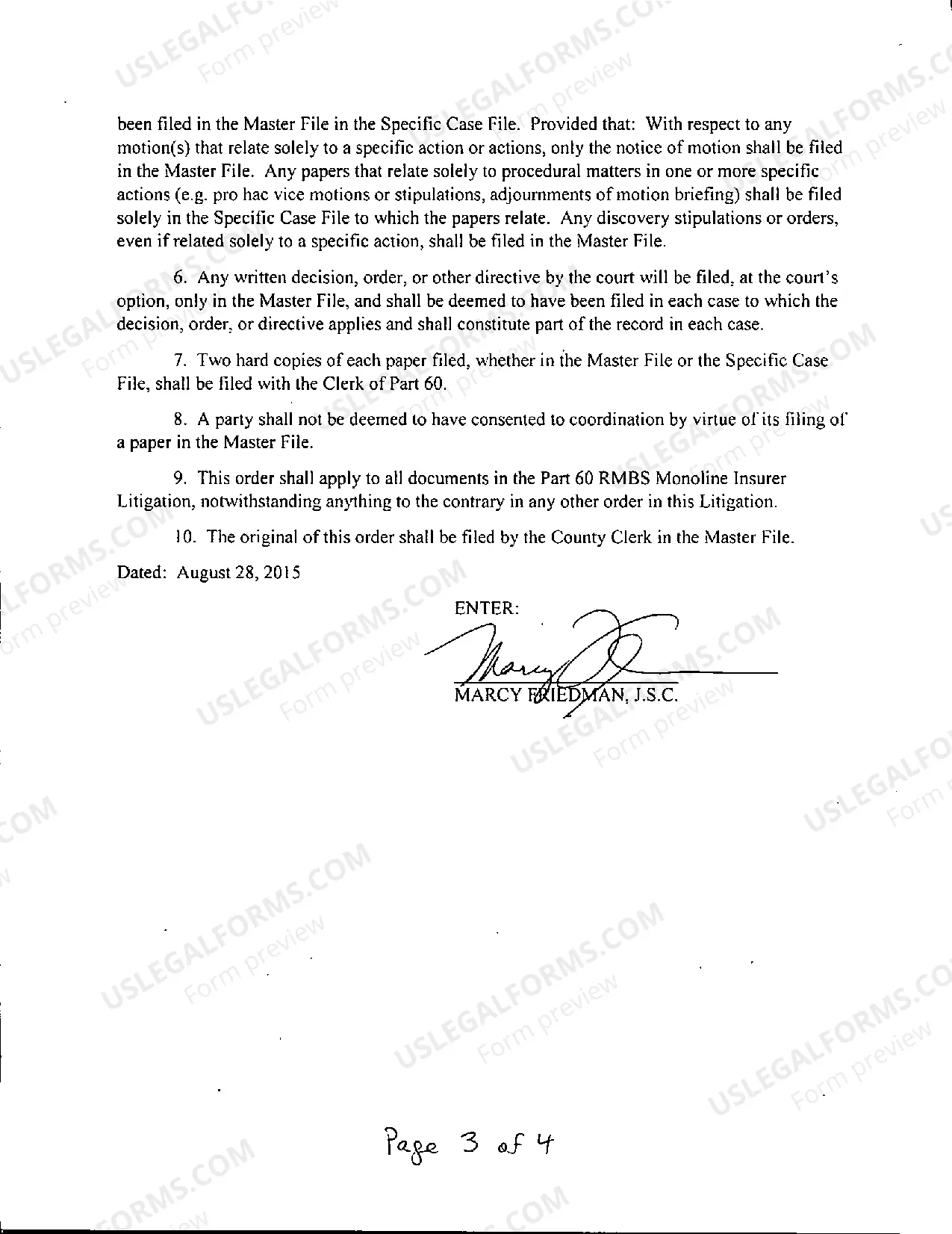 Preview Monoline Insurer Litigation
