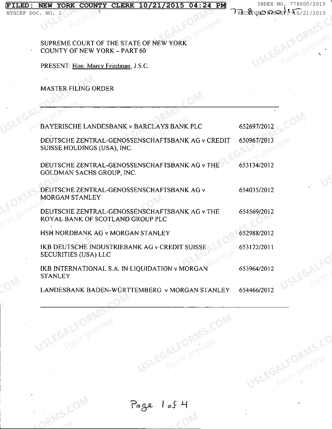 Preview Investor Litigation