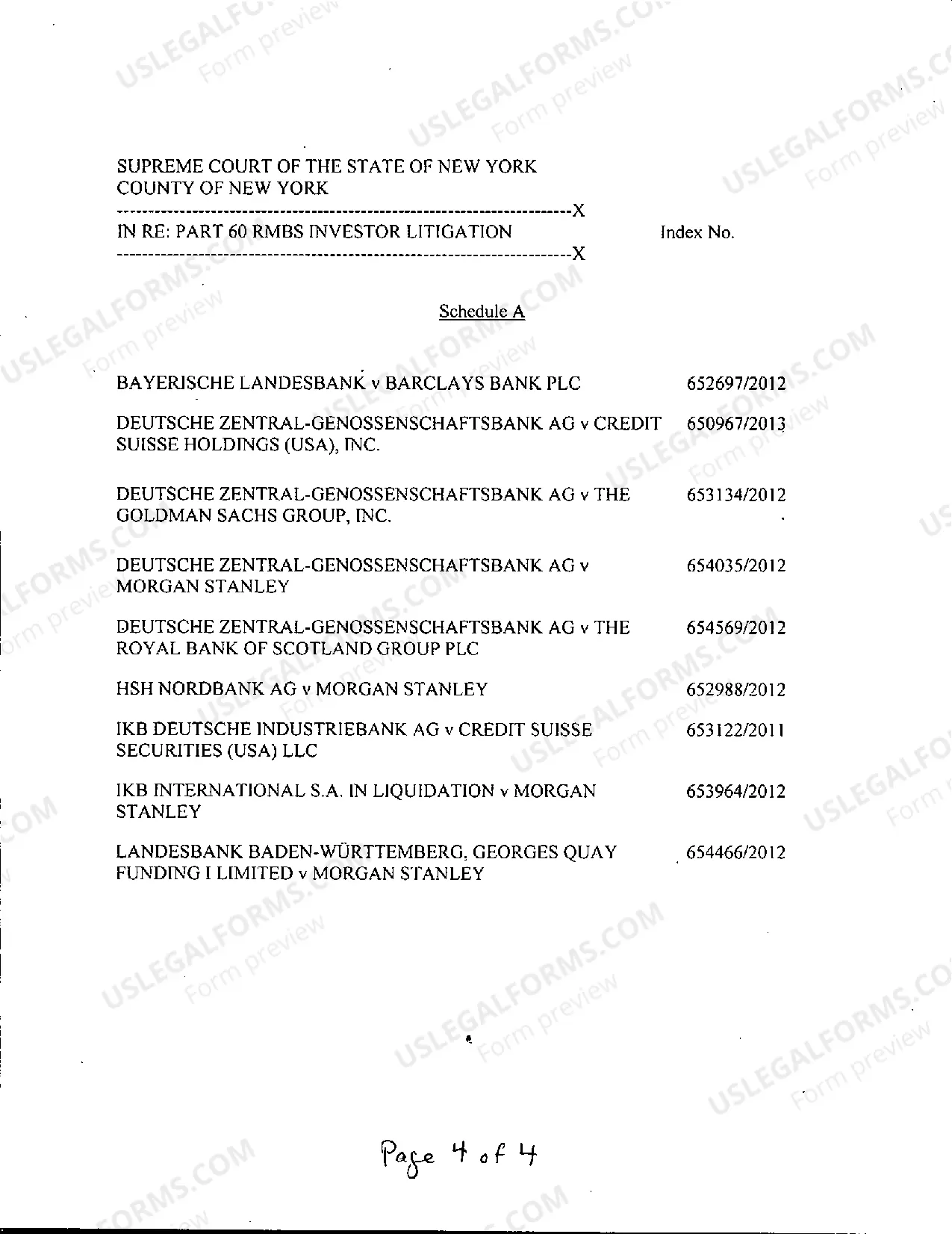 Preview Investor Litigation
