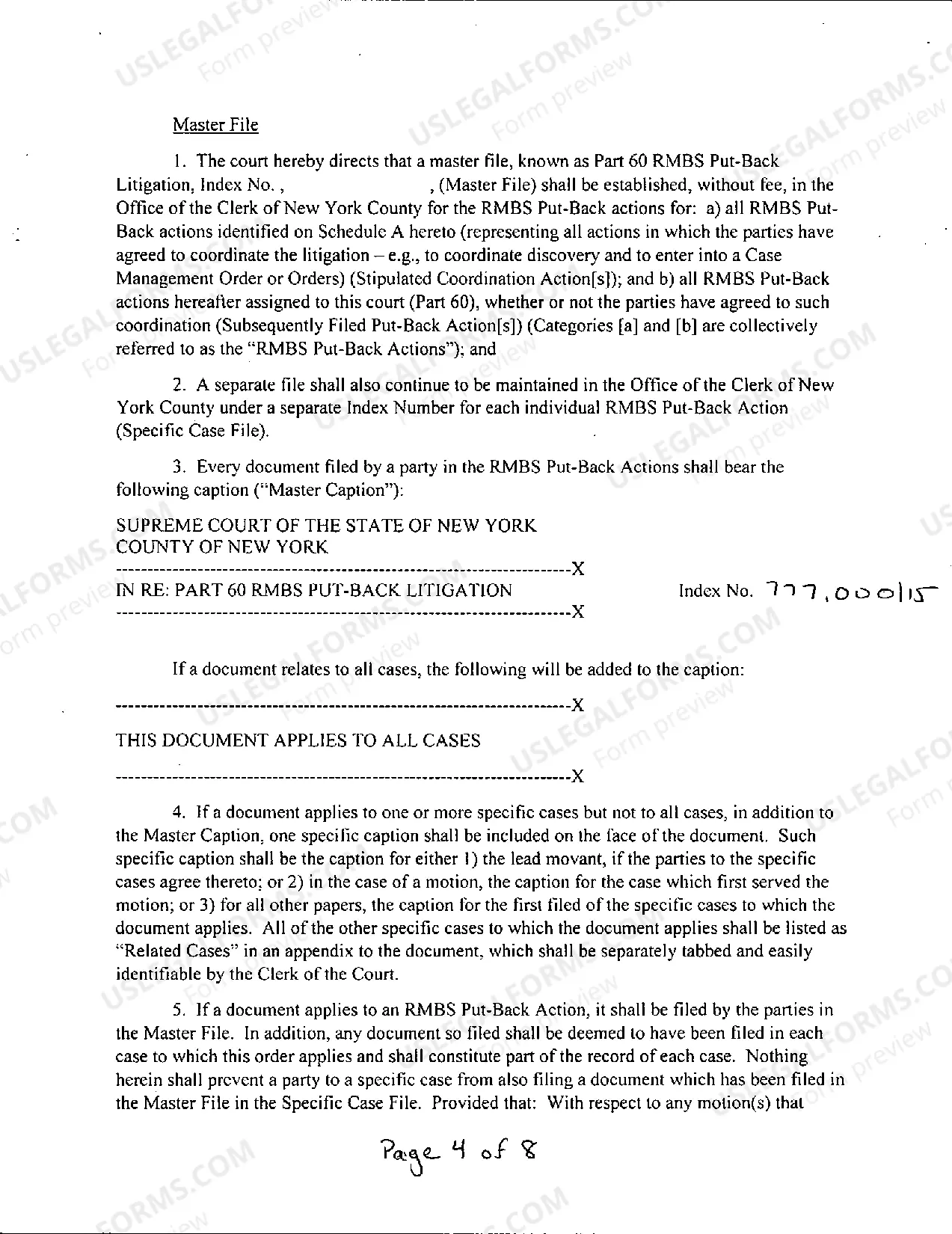 Preview Put-Back Litigation