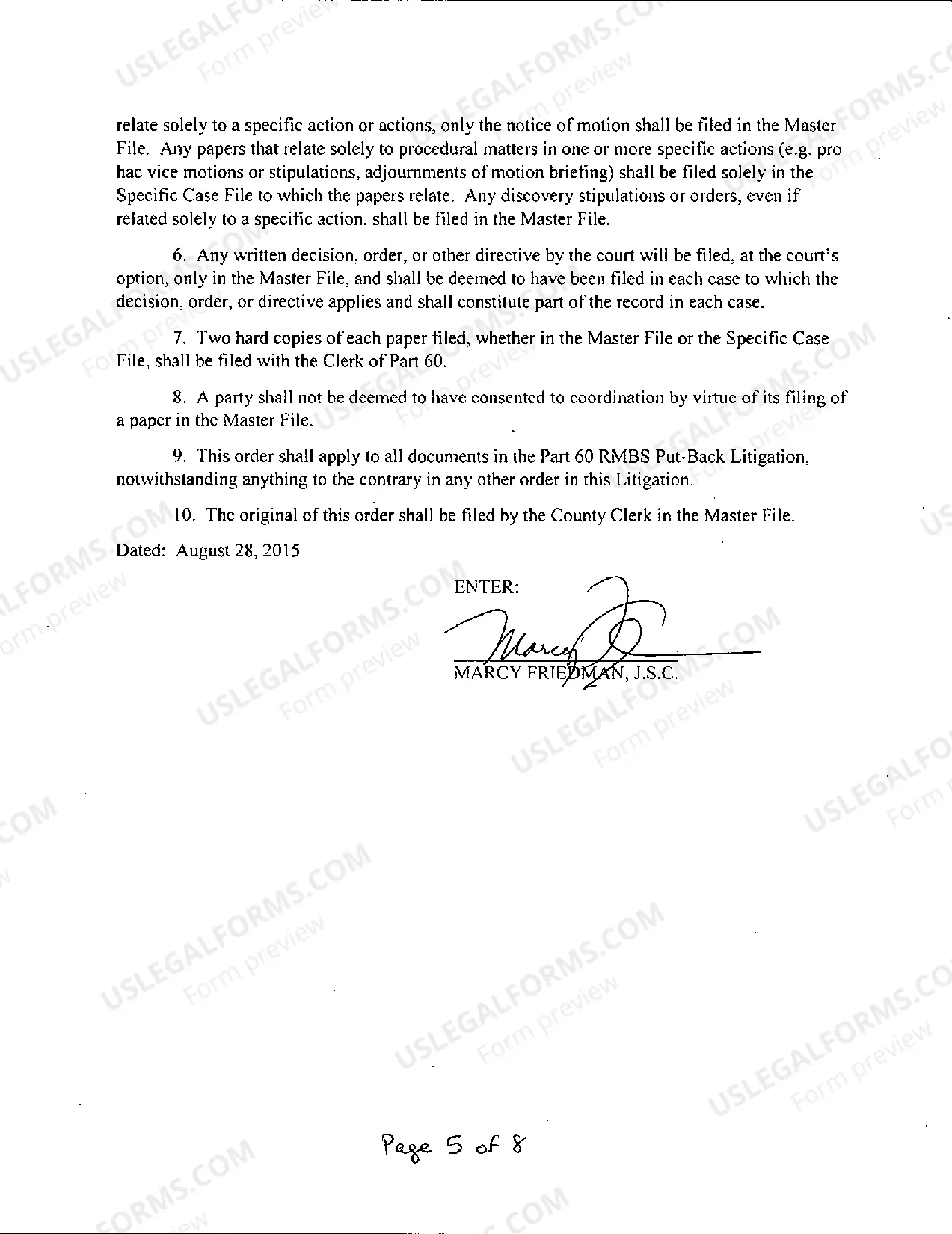 Preview Put-Back Litigation