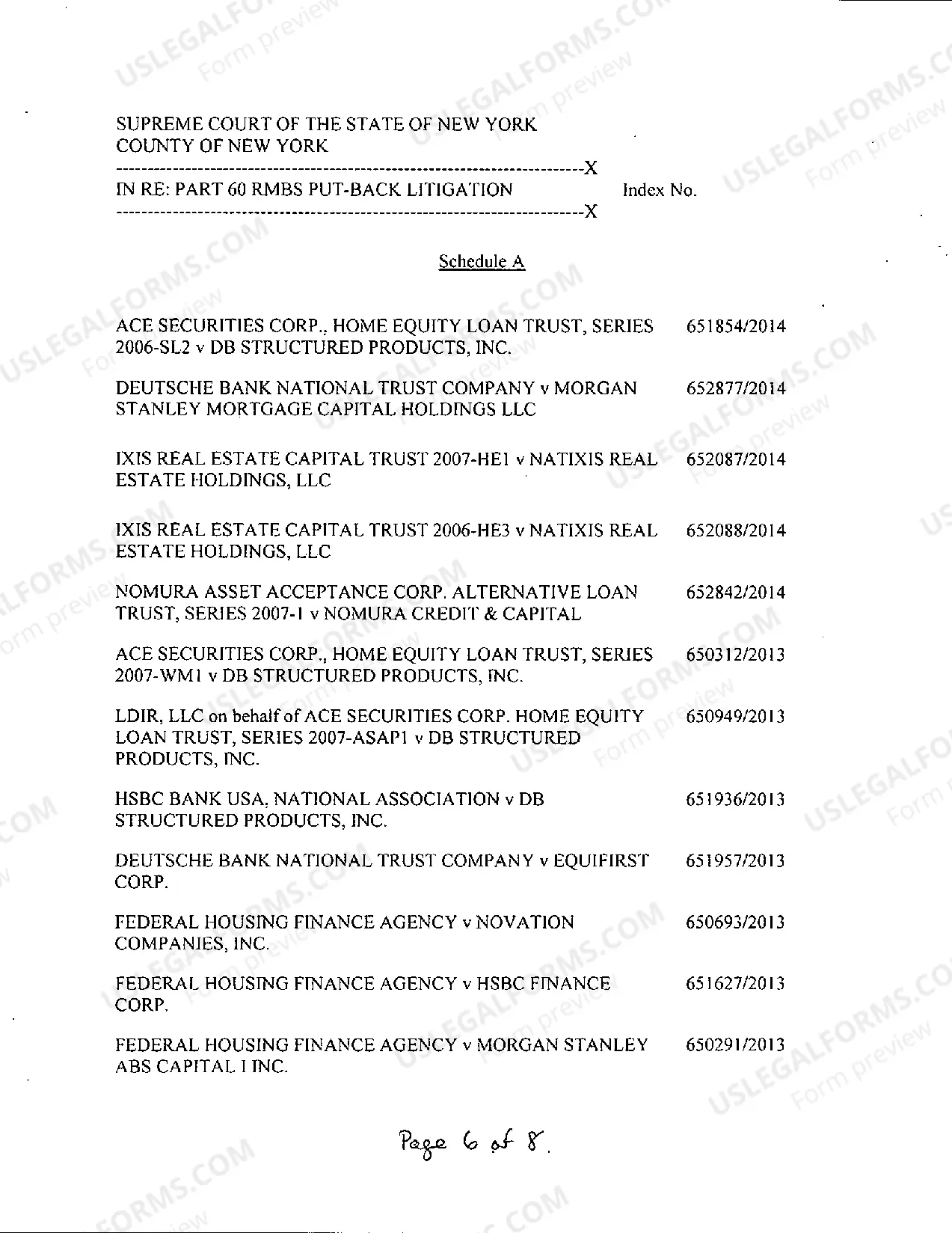 Preview Put-Back Litigation