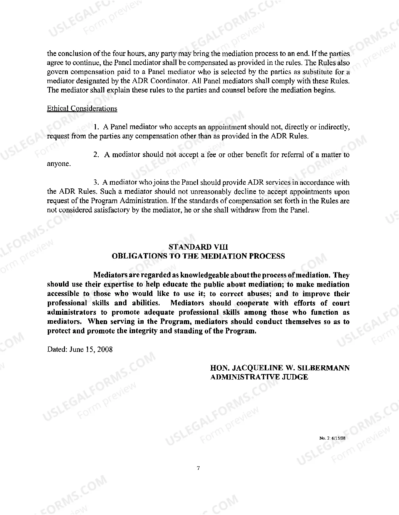Preview Ethical Standards for Mediators