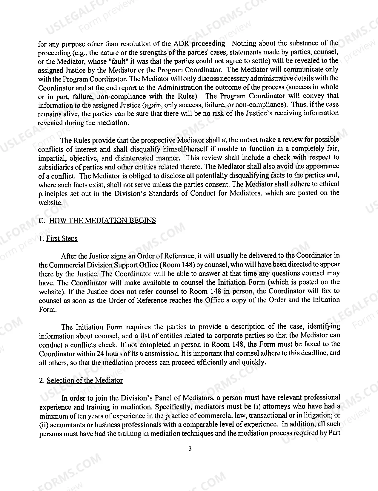 Preview Guide to the Alternative Dispute Resolution Program (rev. 2/2013)