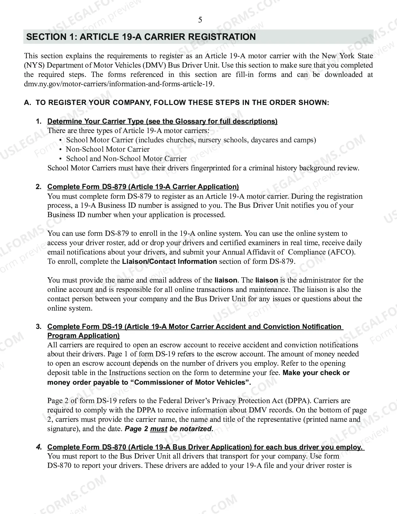 Preview Article 19-A Guide for Motor Carriers