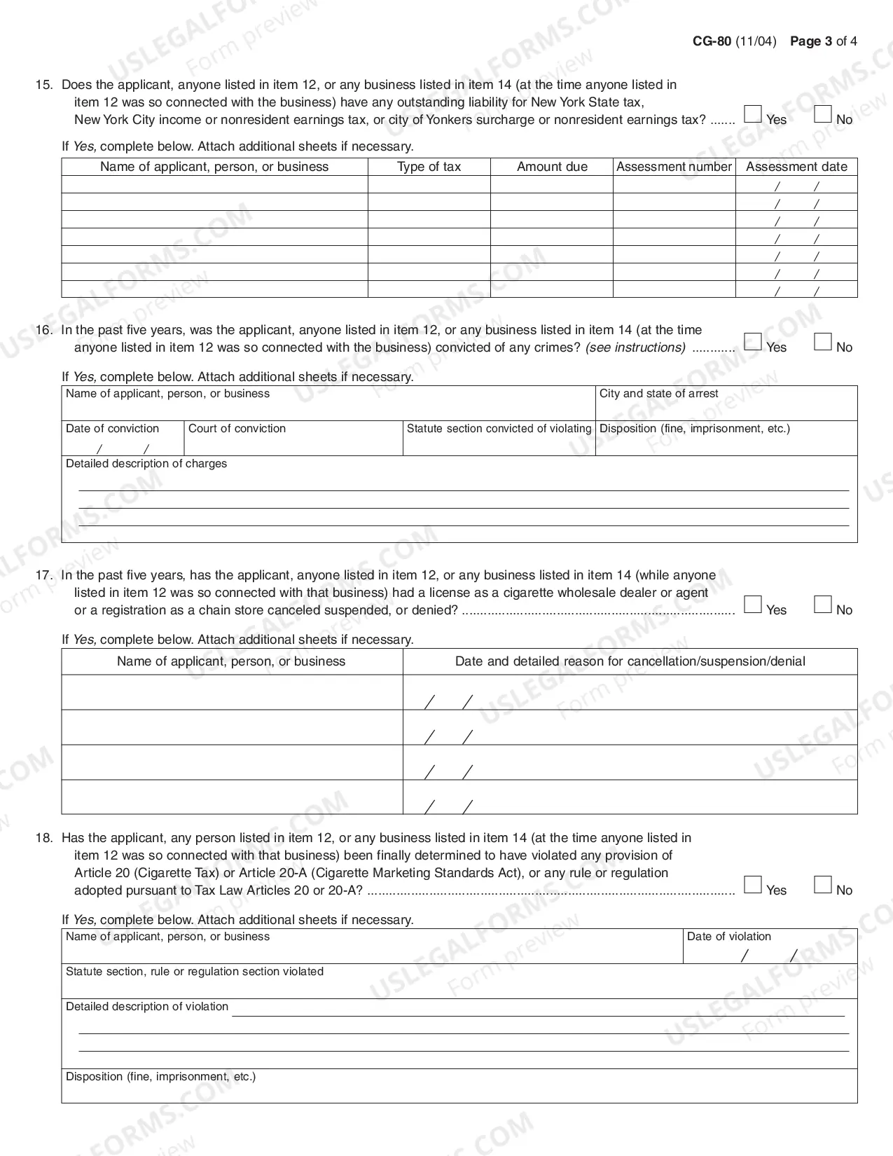 Preview Application for Registration as a Chain Store