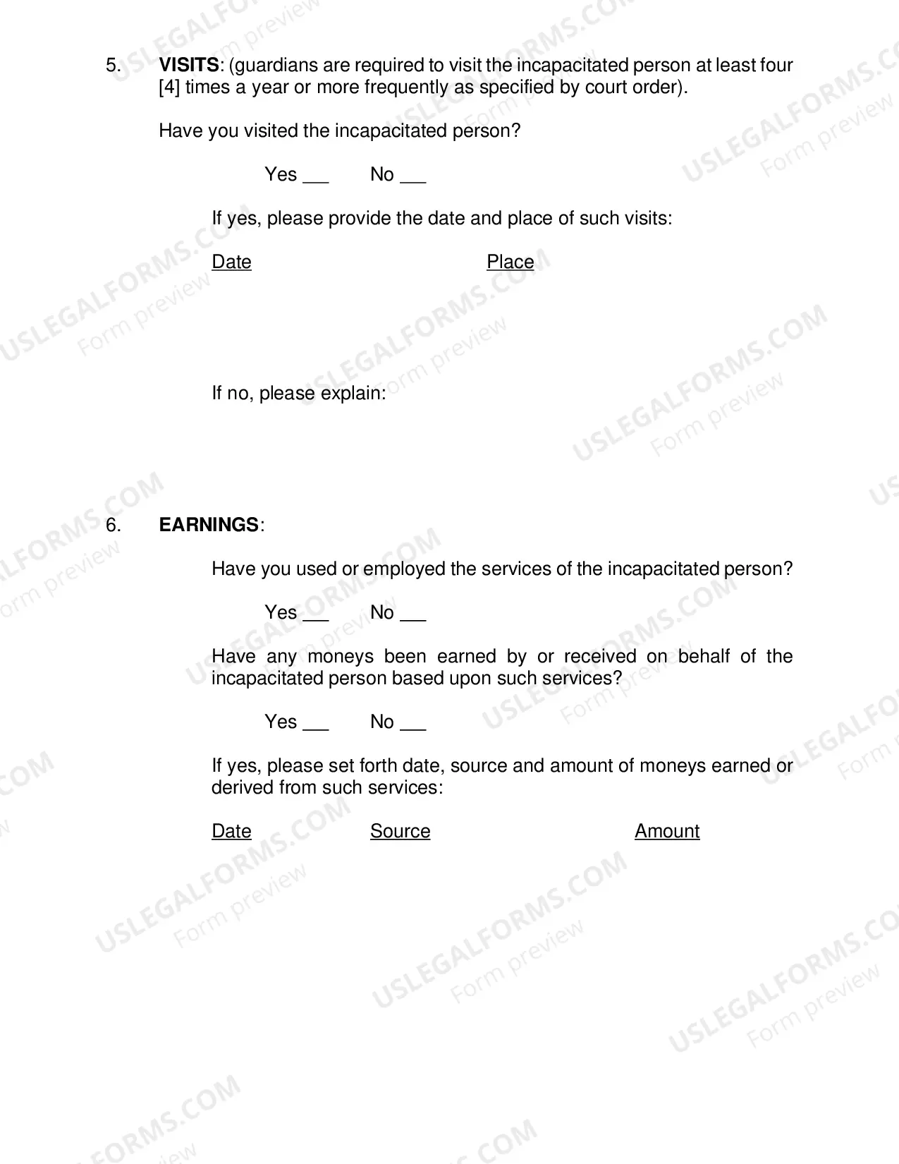 Preview Annual Accounting Report
