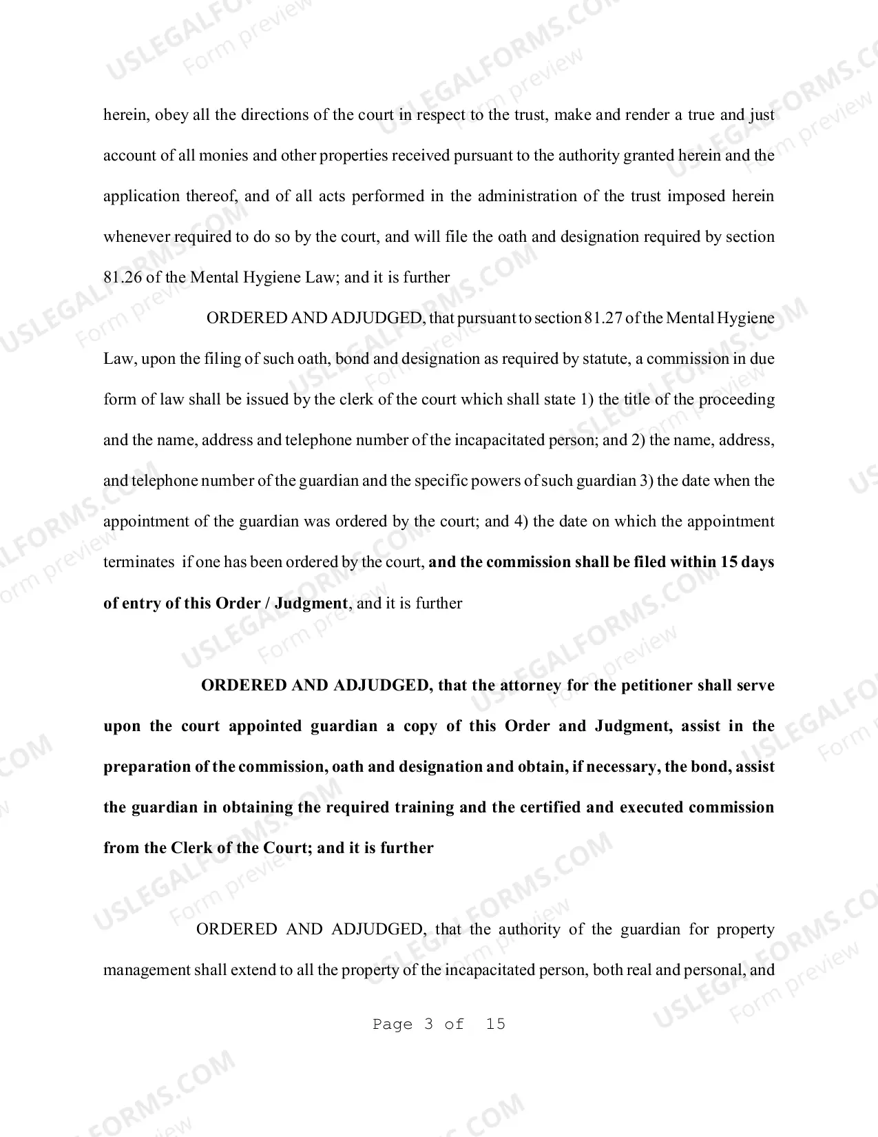 Preview Article 81 Judgment - Sample