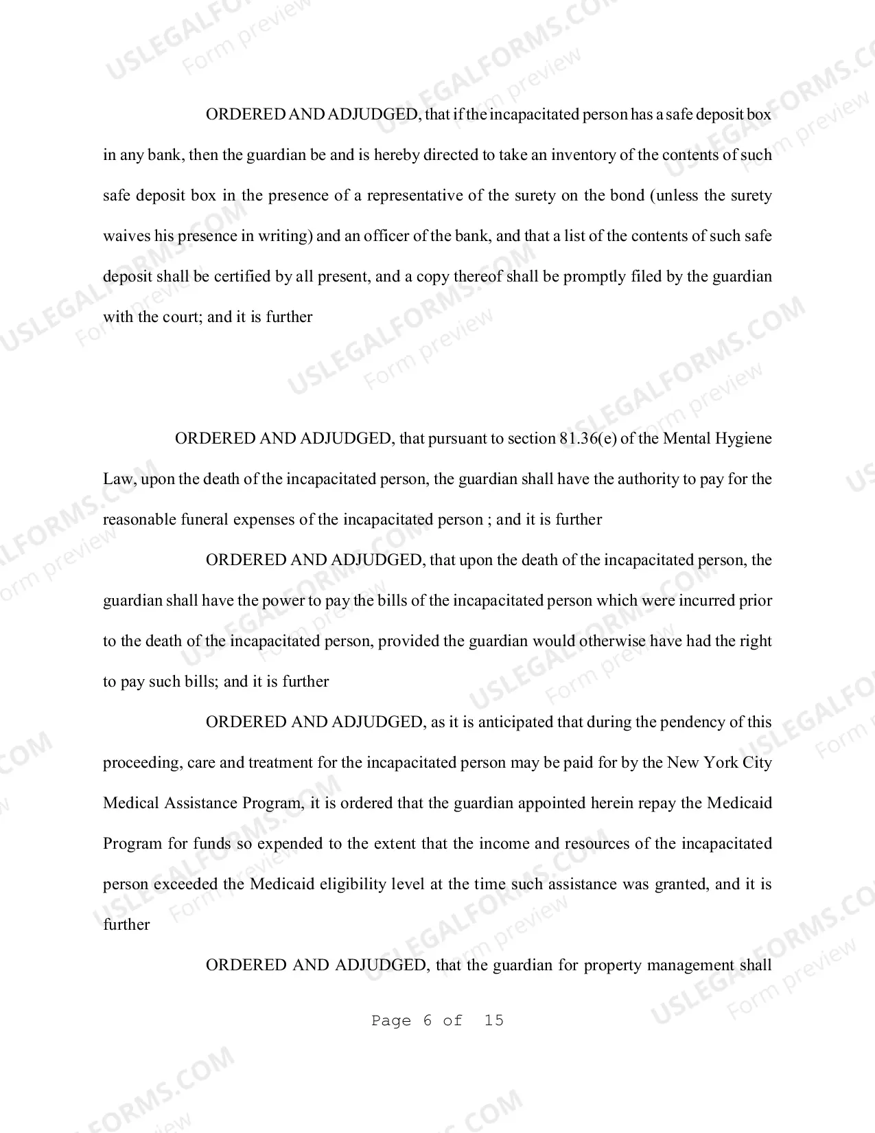 Preview Article 81 Judgment - Sample