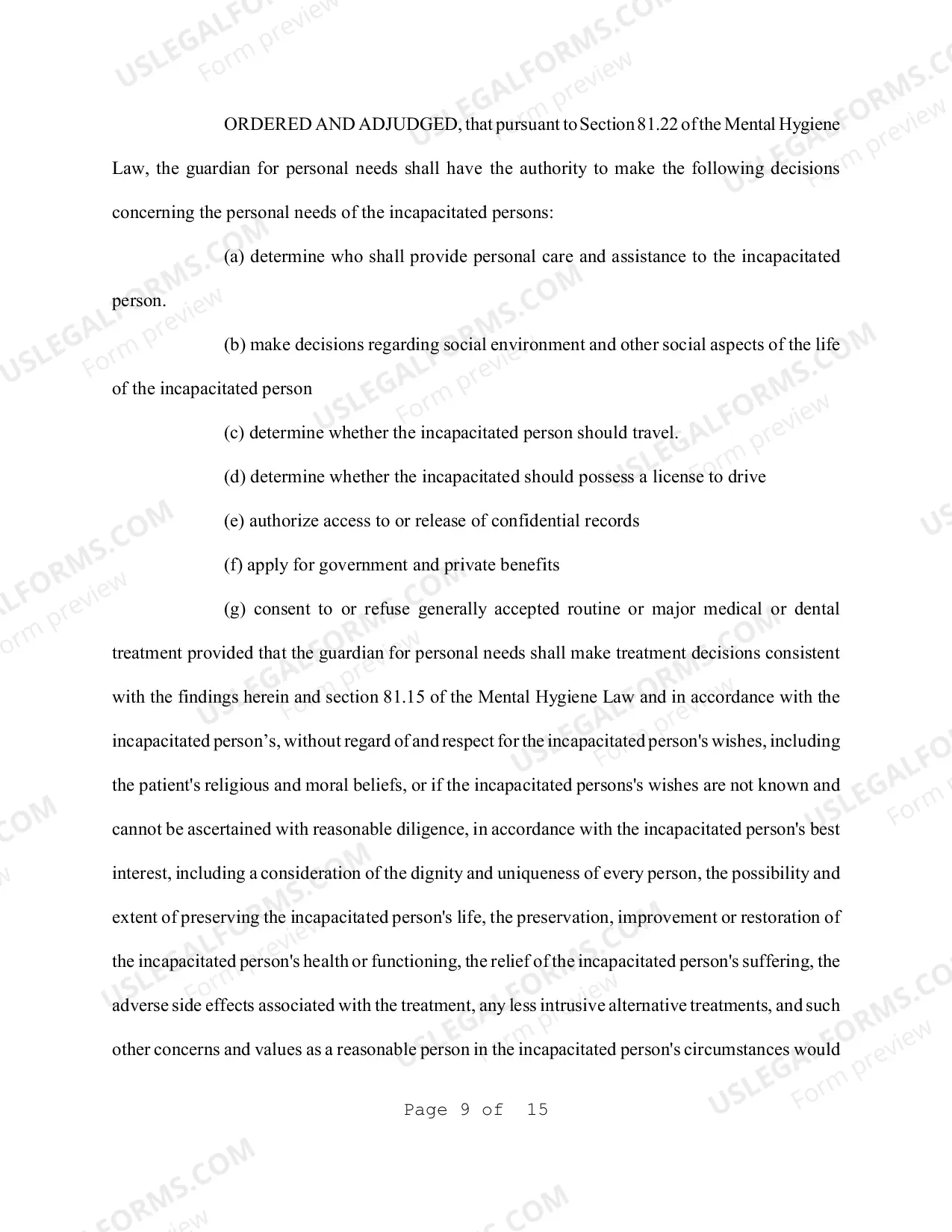 Preview Article 81 Judgment - Sample