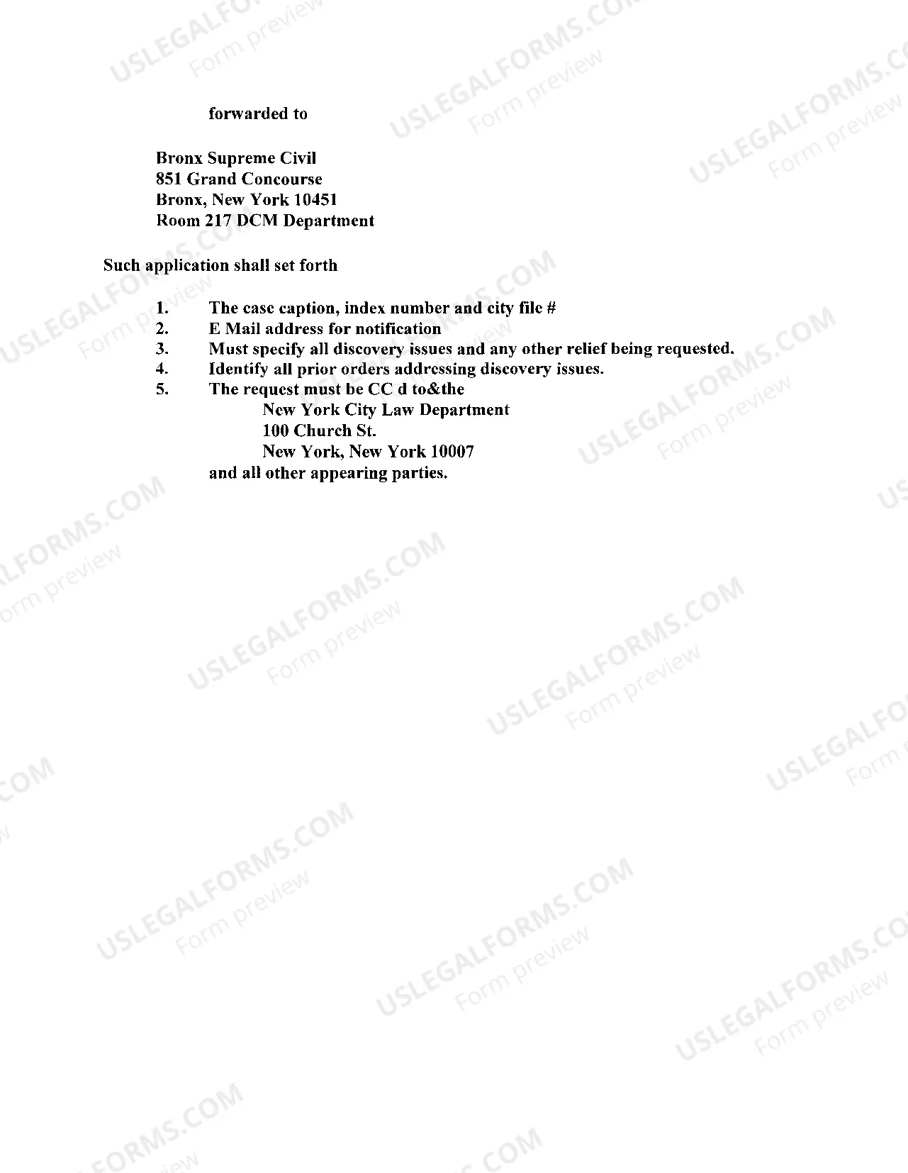 Preview Motions & Preliminary Conferences