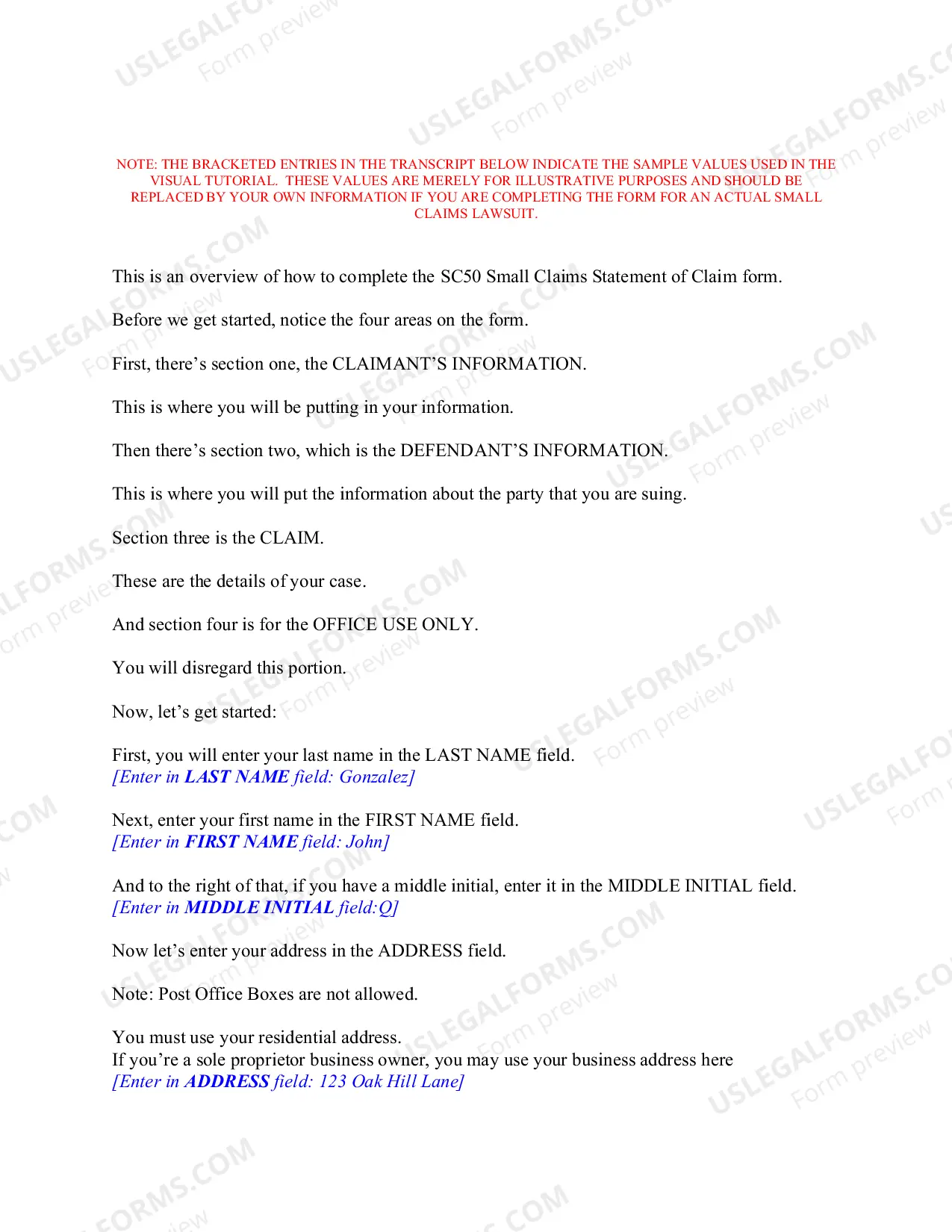 Preview Written Transcript
