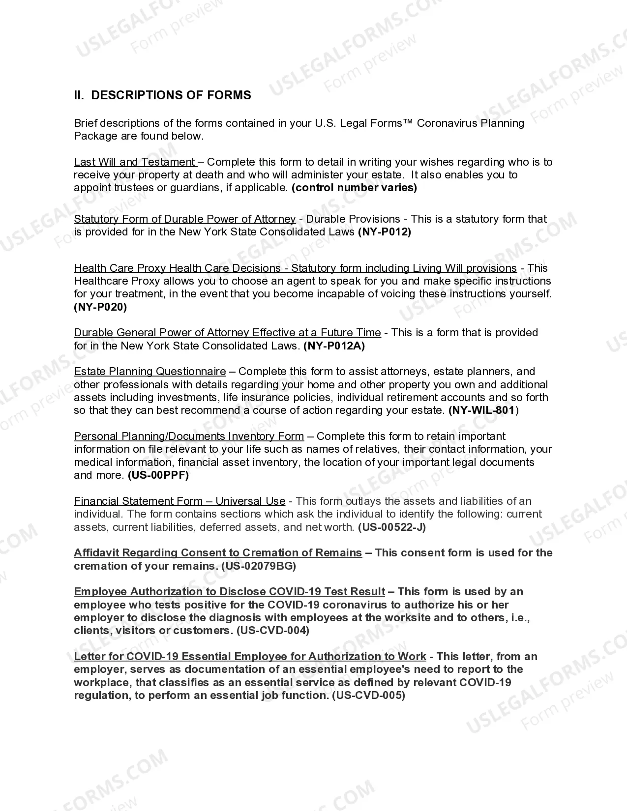 Preview New York Coronavirus COVID-19 Family Planning Package