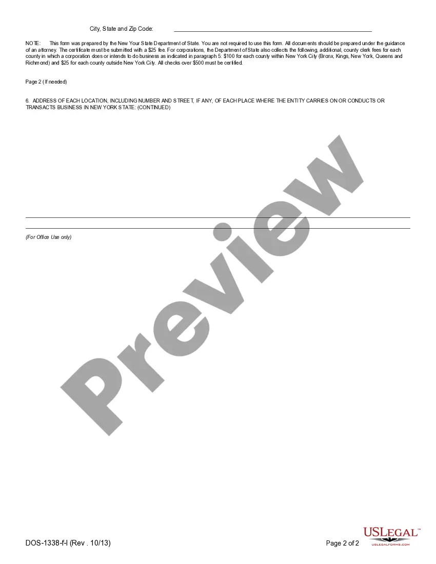 Preview Certificate of Assumed Name