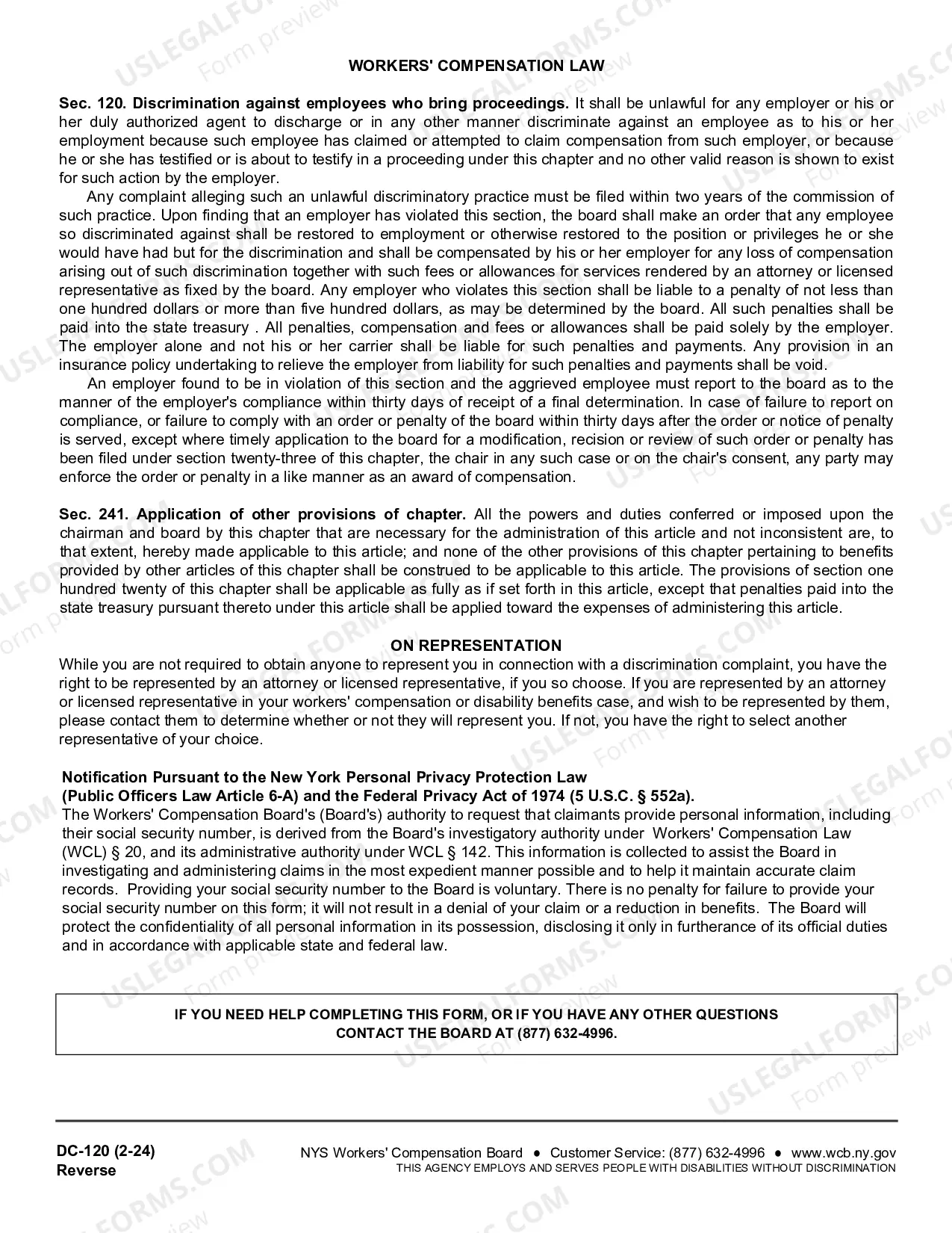 Preview Discharge Or Discrimination Complaint