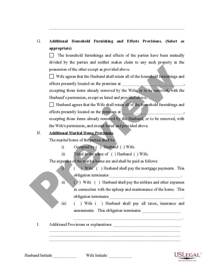 Preview Marital Domestic Separation and Property Settlement Agreement Adult Children Parties May have Joint Property or Debts where Divorce Action Filed