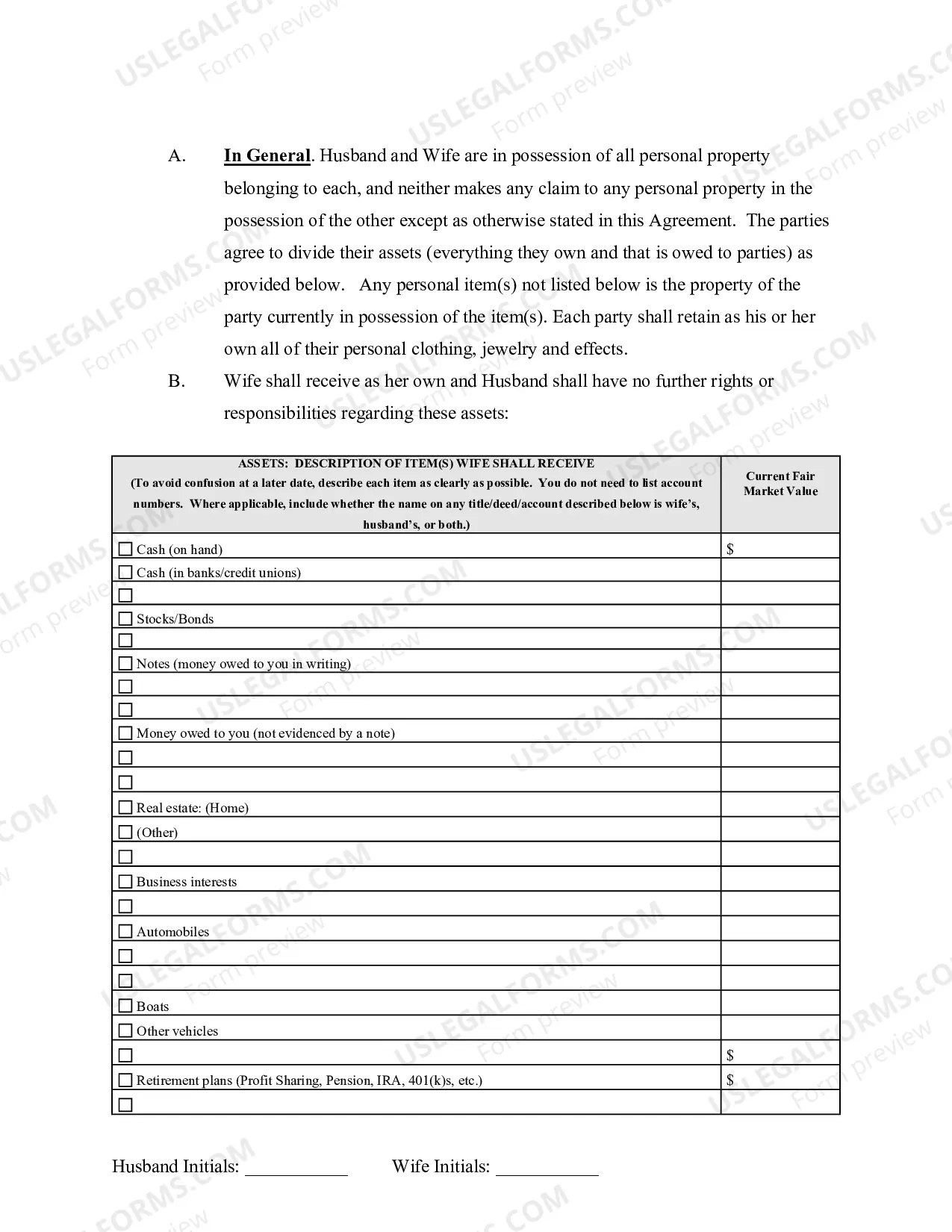 Preview Marital Domestic Separation and Property Settlement Agreement Adult Children Parties May have Joint Property or Debts effective Immediately