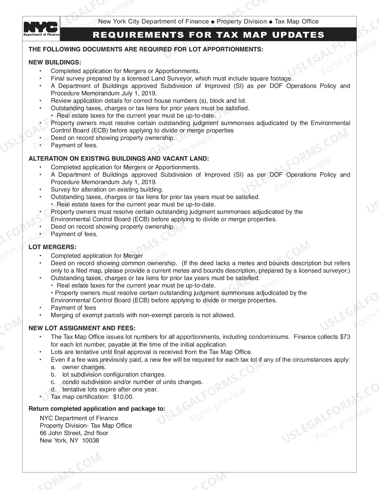 Preview Application For Mergers Or Apportionments