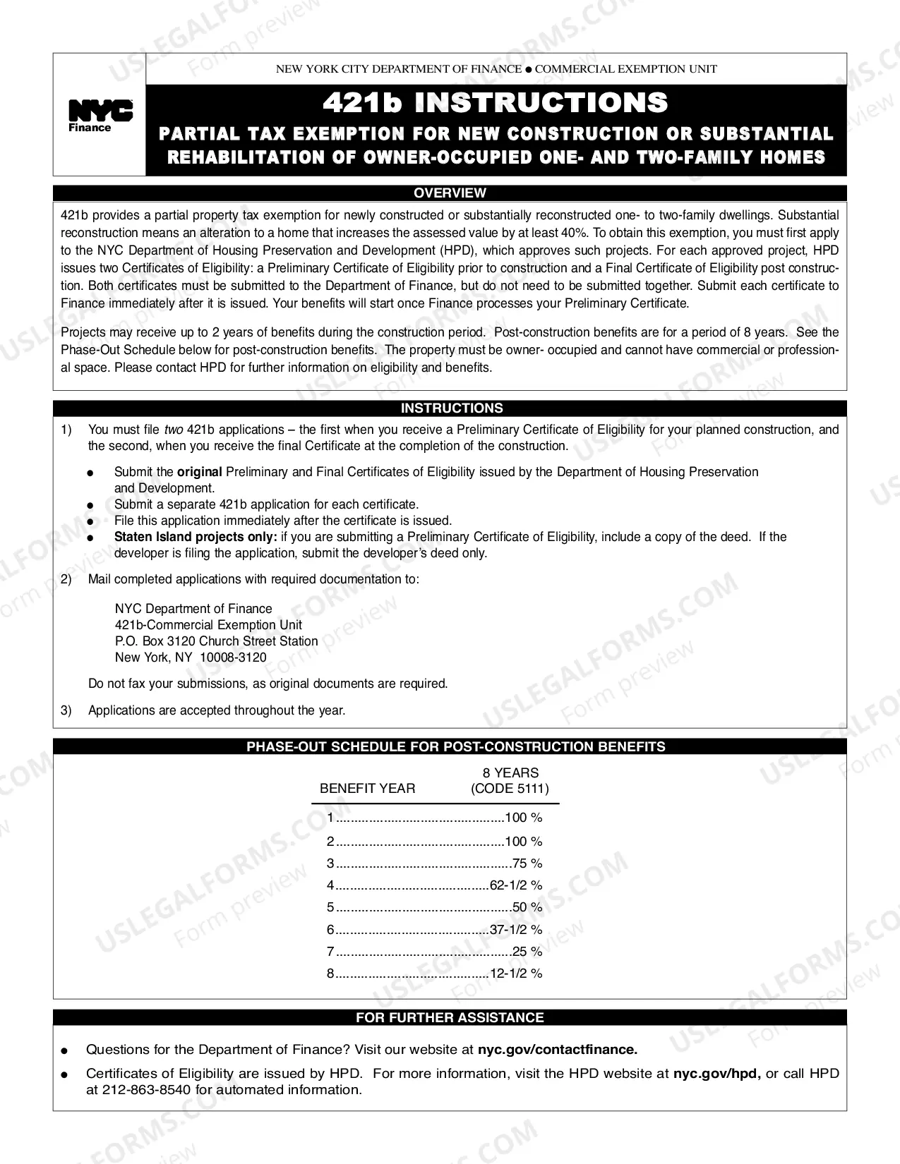 Preview Application Partial Tax Exemption For New Construction Or Substantial Rehabilitation