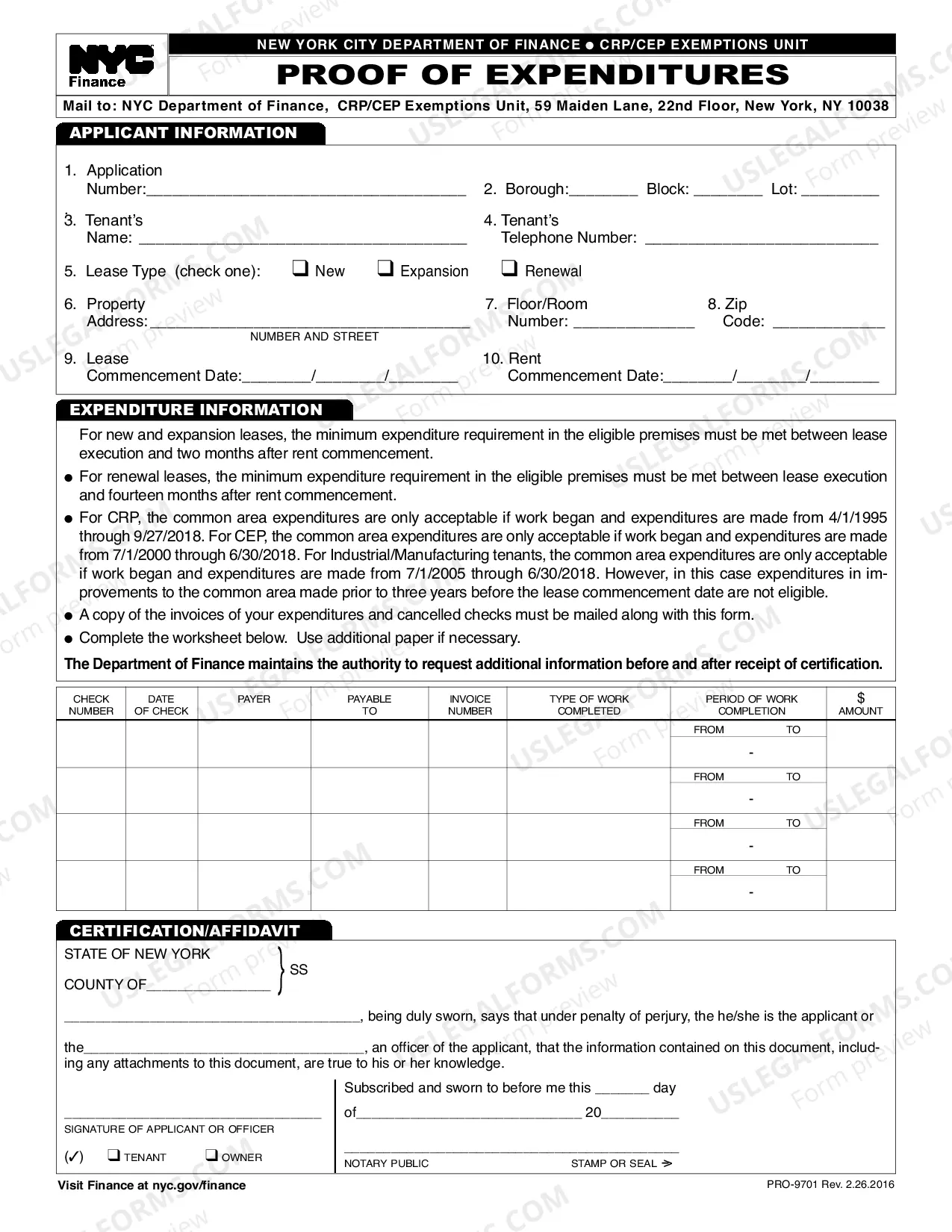 Preview Commercial Revitalization Program Application