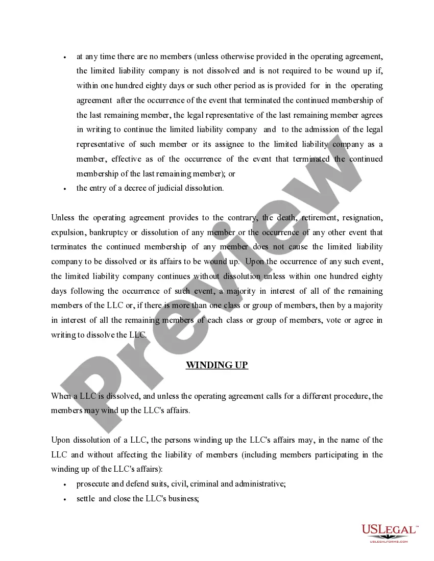Get New York Dissolution Package to Dissolve Limited Liability Company LLC Preview New York Dissolution Package to Dissolve Limited Liability Company LLC