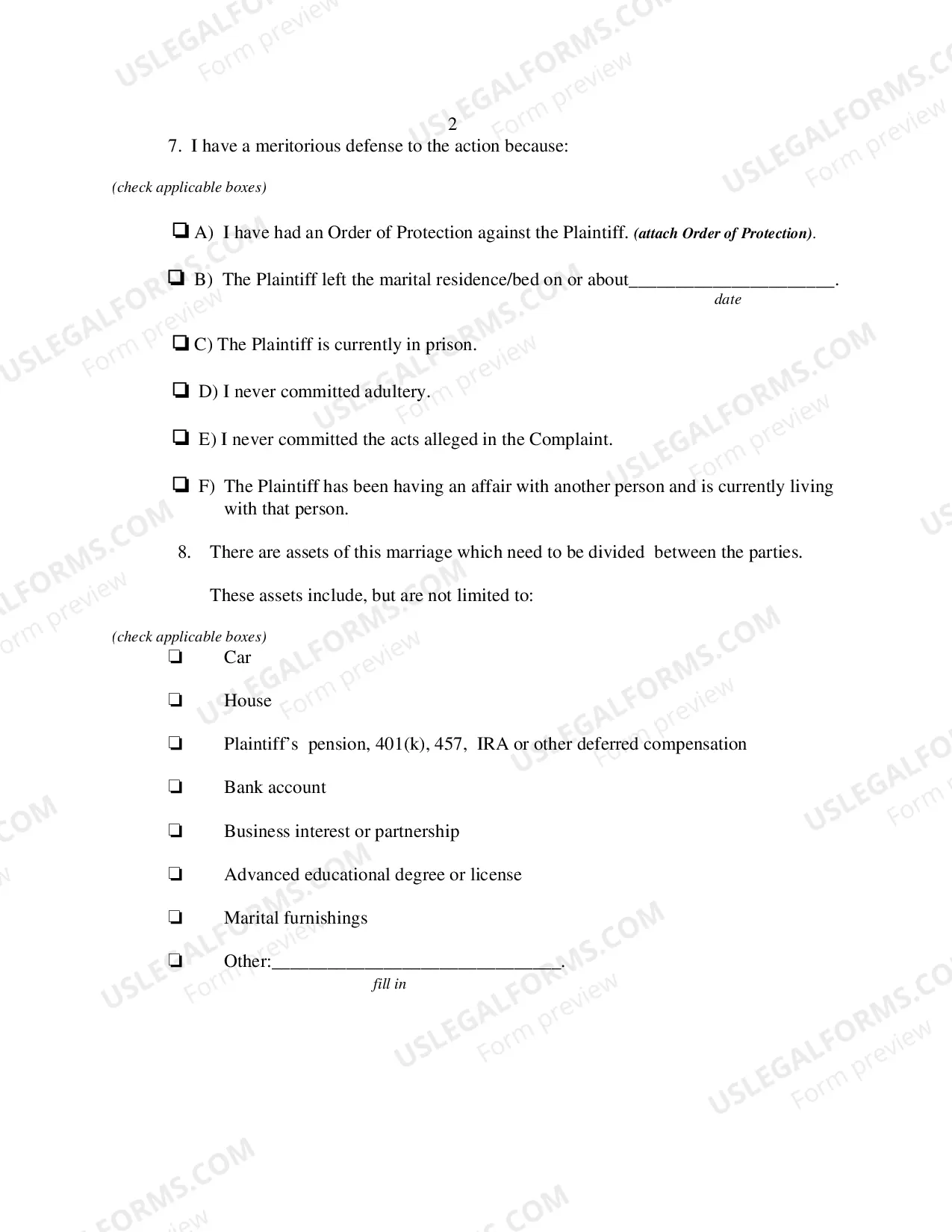 Preview Affidavit In Support of Order To Show Cause To Vacate Default Judgment