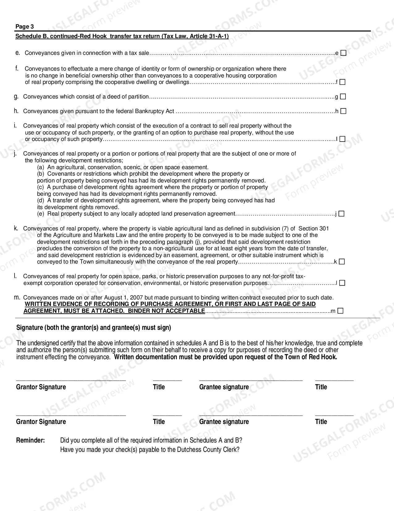 Preview Red Hook Transfer Tax Return (.pdf)