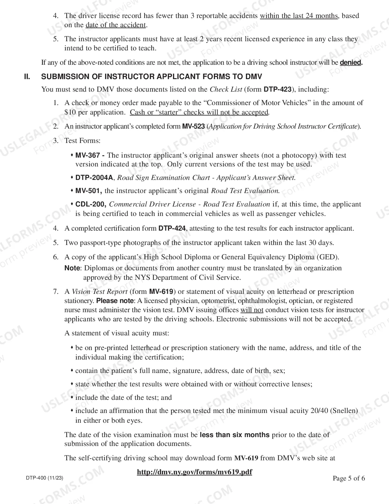 Preview Application Process and Operation Requirements to Participate in DMV's Self-Certification Program for Driving Schools