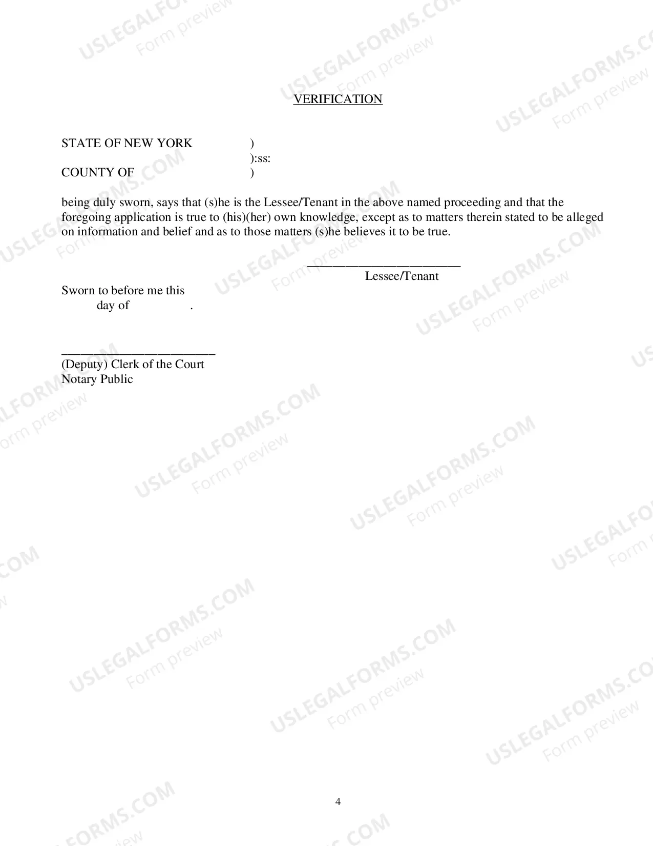 Preview Application For Order To Terminate Or Sever Lease Or Rental Agreement