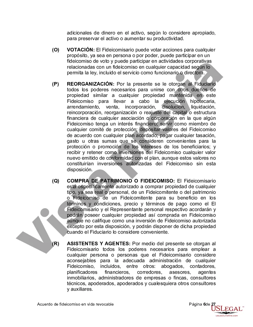 Preview Fideicomiso en vida para esposo y esposa con hijos menores o adultos