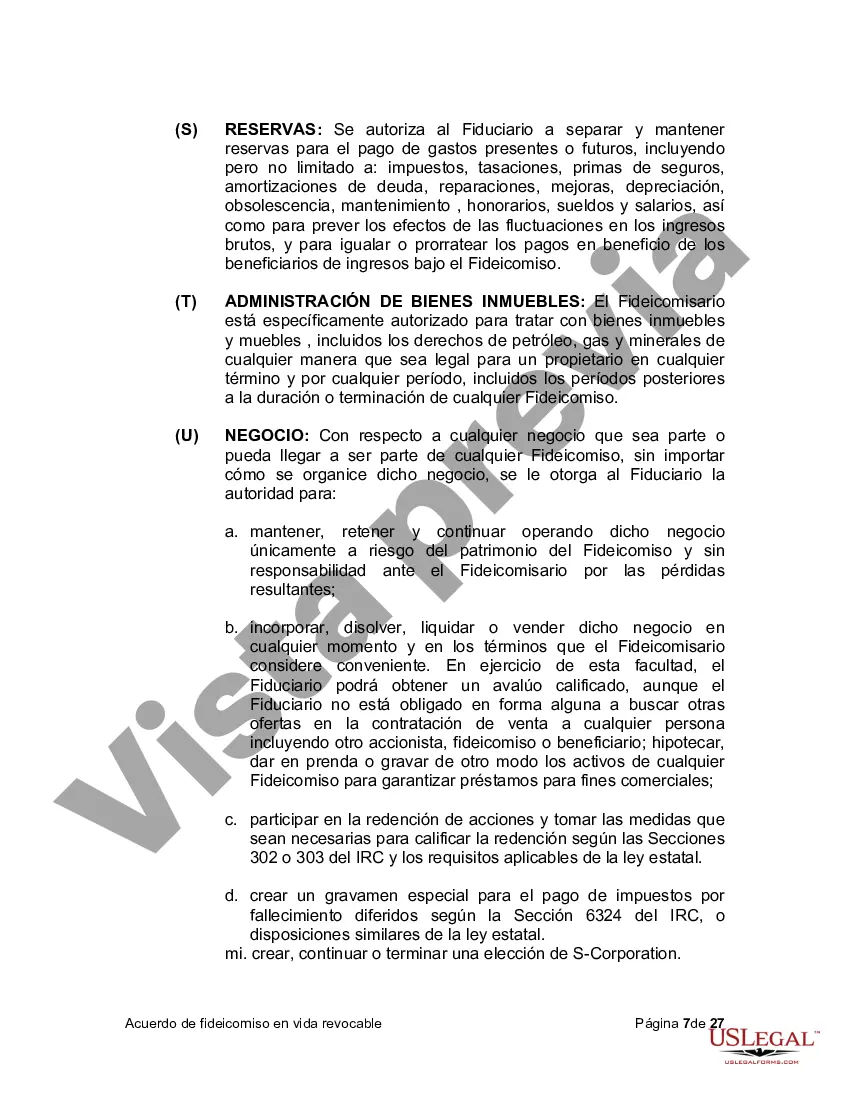 Preview Fideicomiso en vida para esposo y esposa con hijos menores o adultos