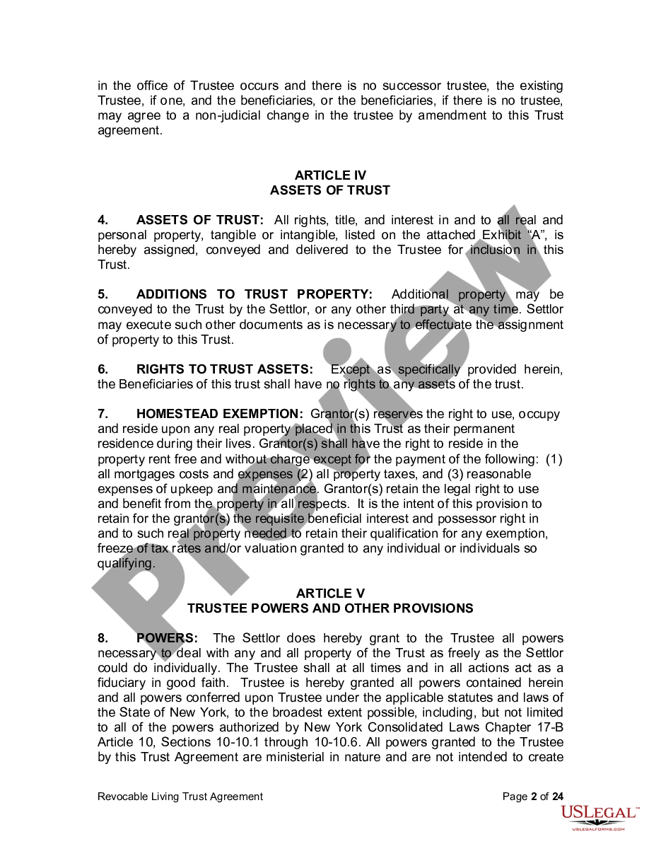 page 1 Living Trust for Husband and Wife with Minor and or Adult Children preview