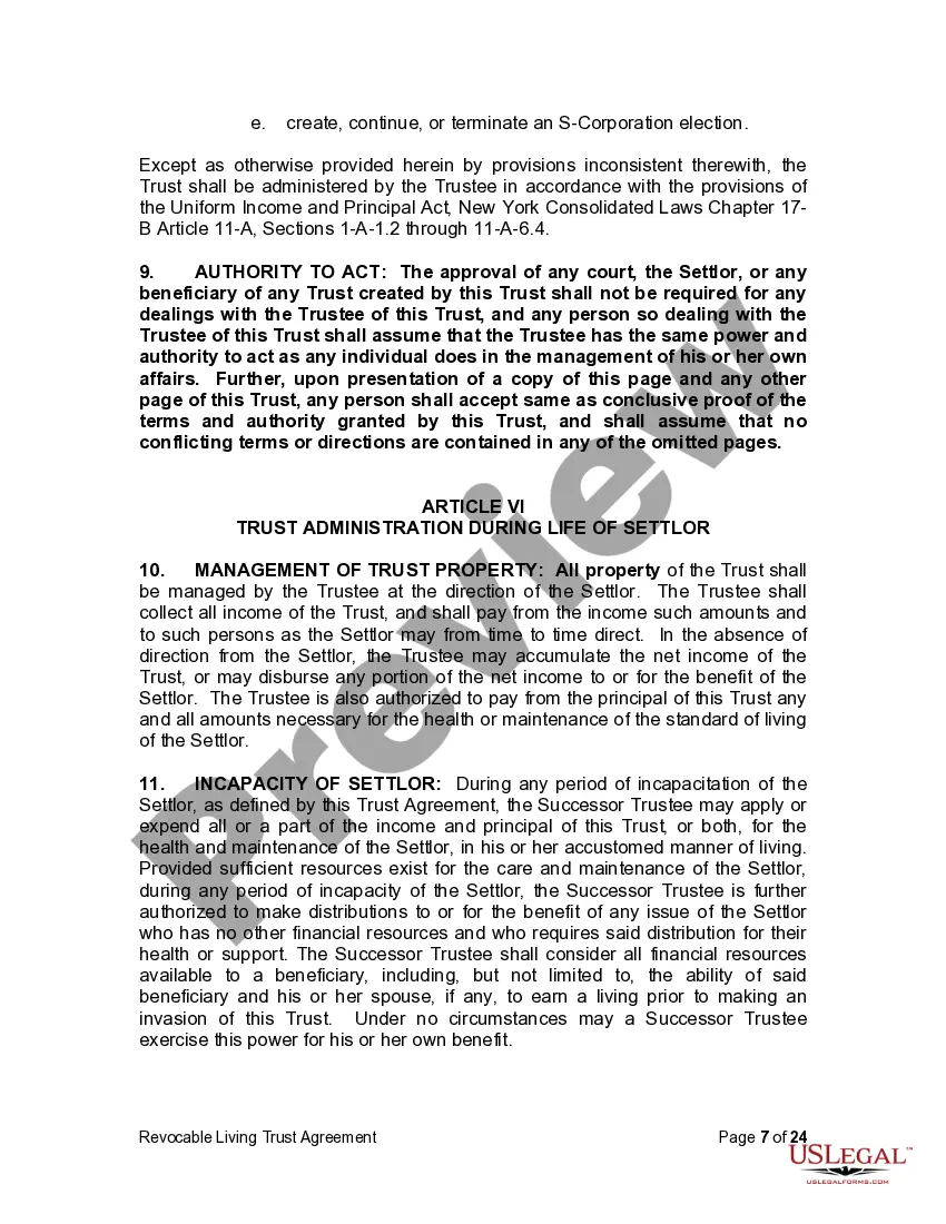 Preview Living Trust for Husband and Wife with Minor and or Adult Children