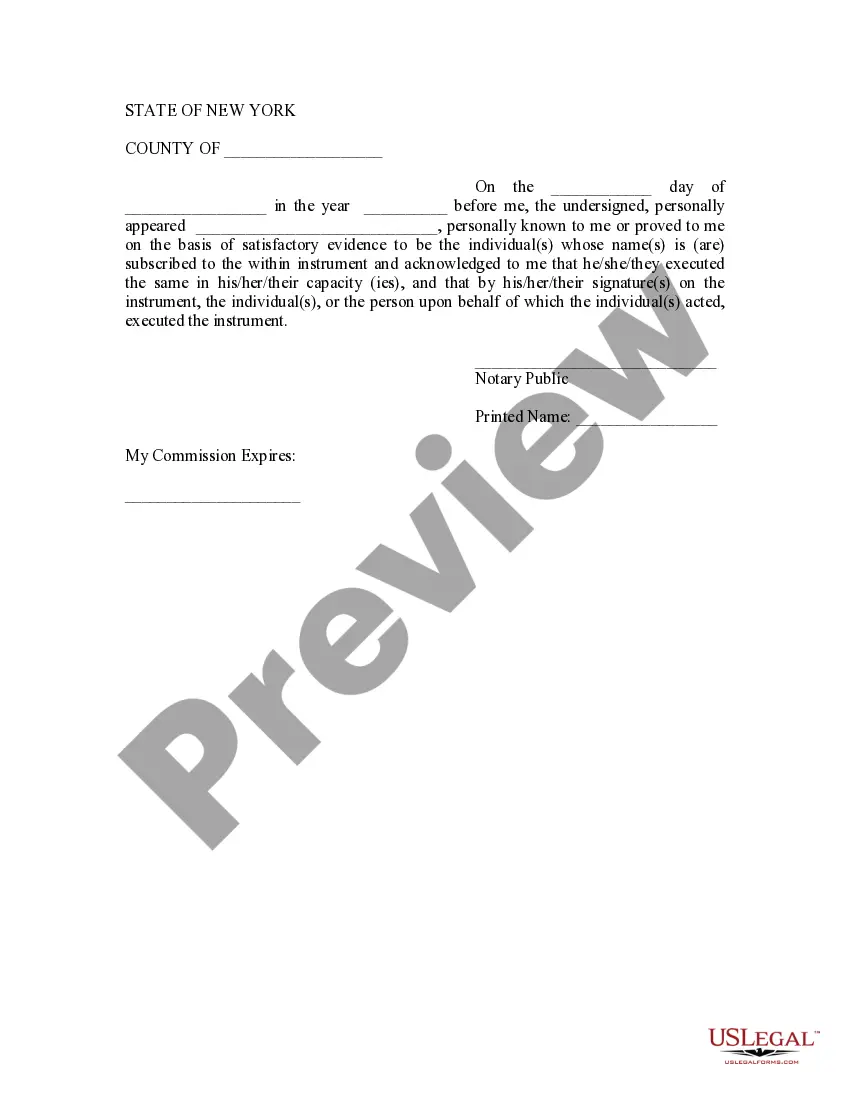 Preview Letter to Lienholder to Notify of Trust