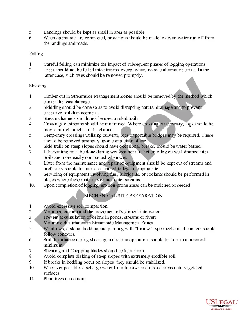 Preview New York Timber Sale Contract