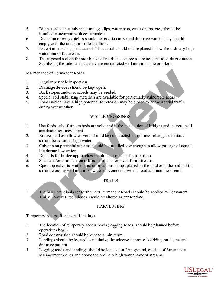 Preview New York Timber Sale Contract