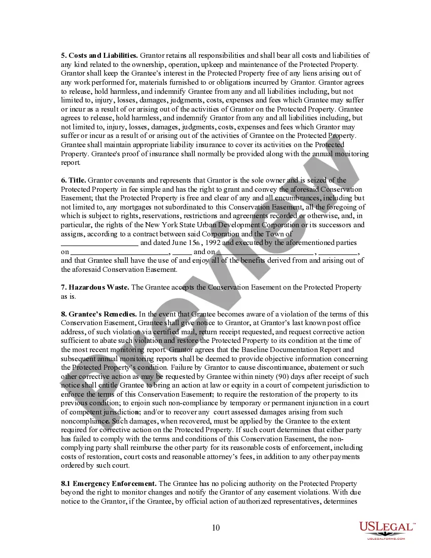 Get Conservation Easement Preview Conservation Easement