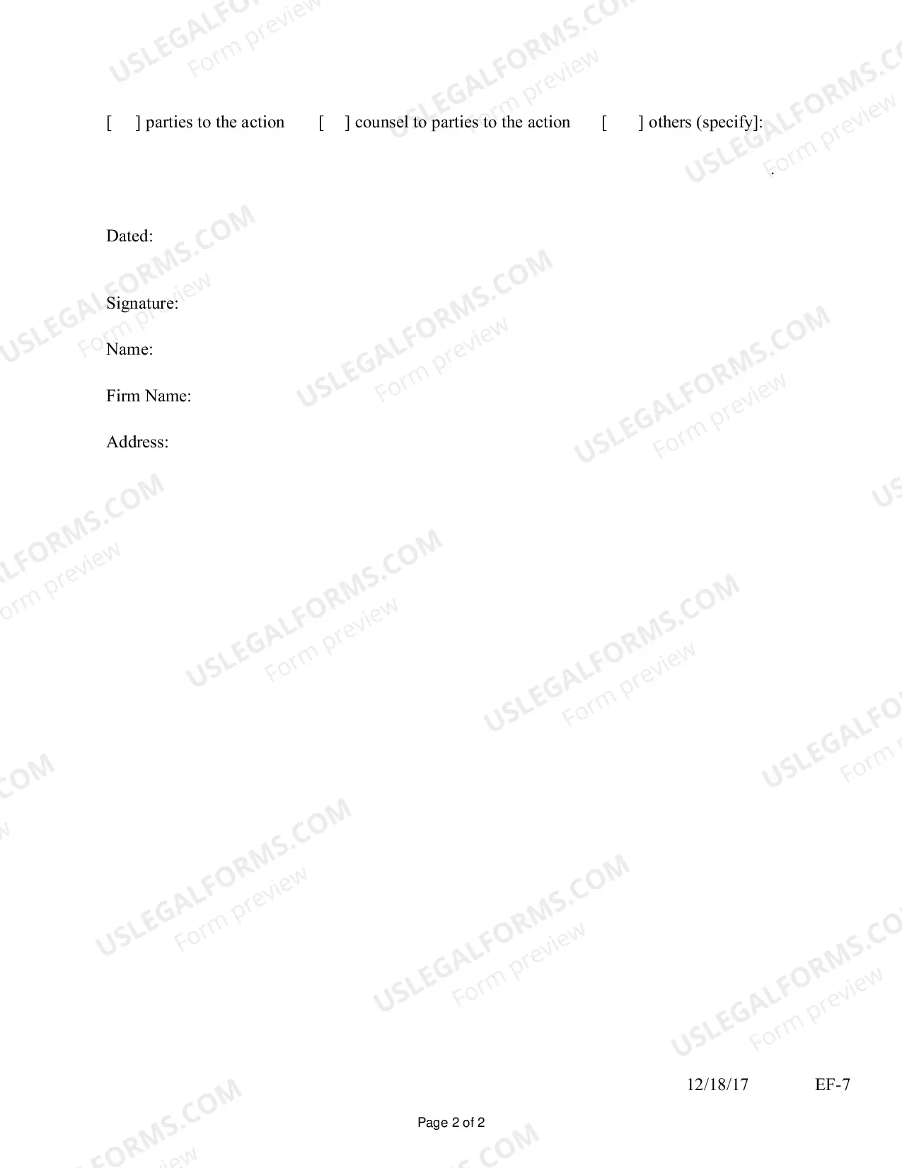 Preview Notification For Sealing In Electronically-Filed Case