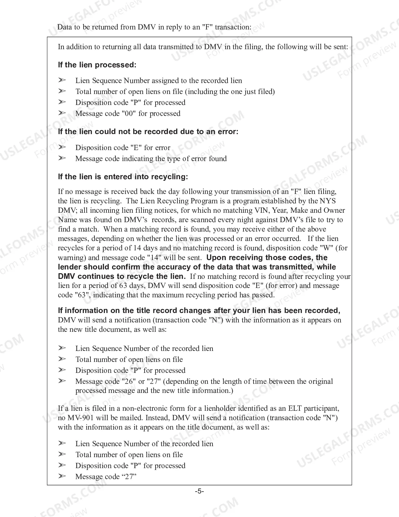 Preview Electronic Lien Transfer Program Business User Manual