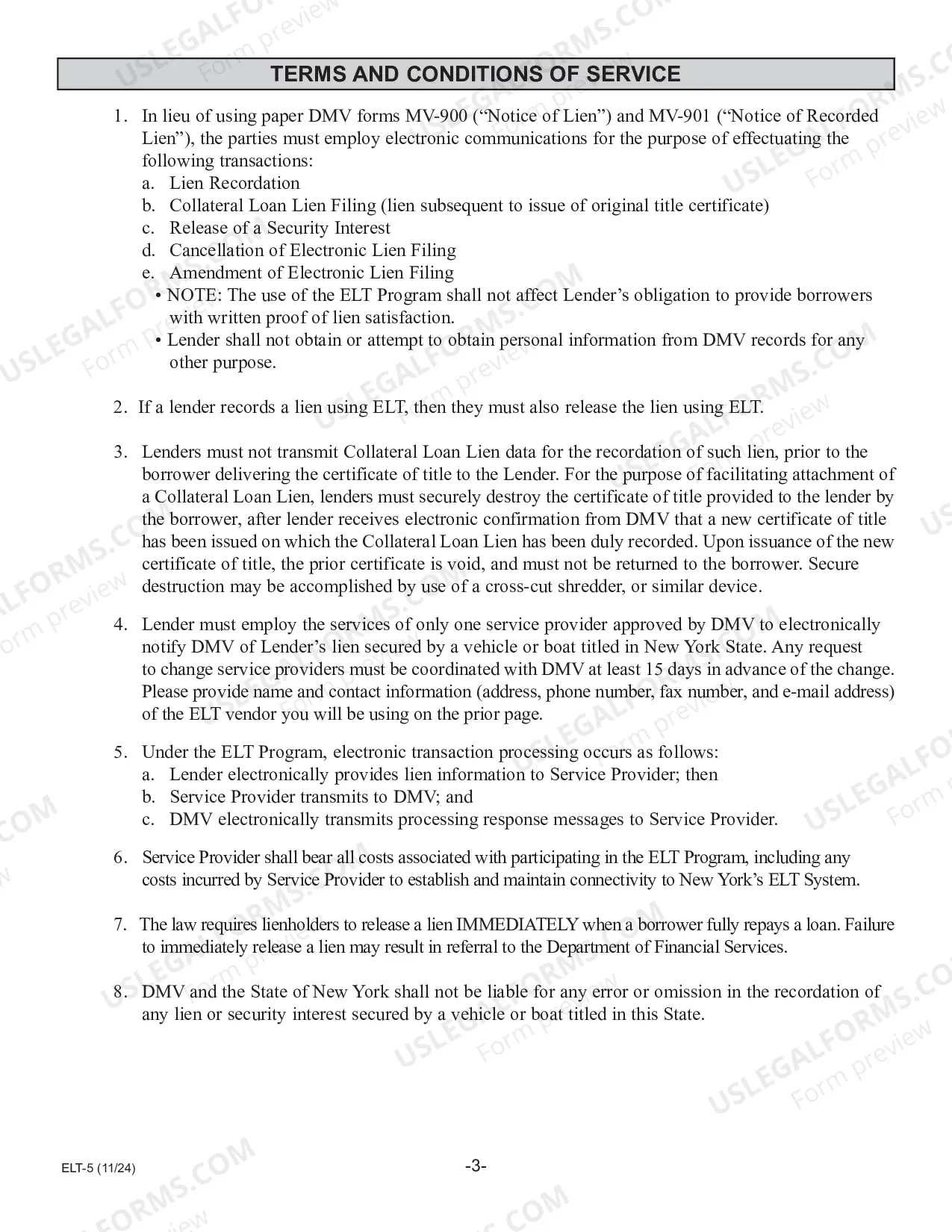 Preview Lender Application for Participation in the Electronic Lien Transfer Program