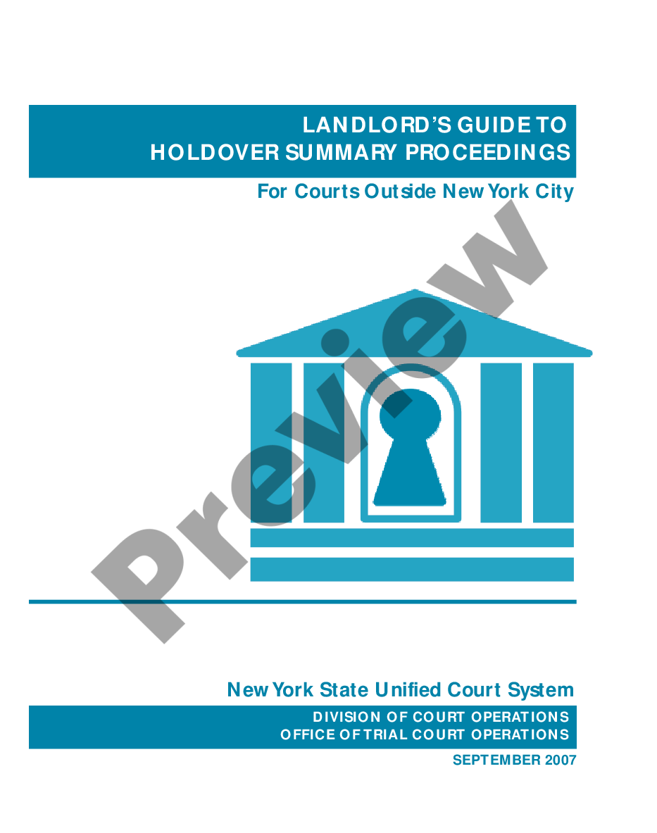 Holdover Tenant Nyc Withholding Us Legal Forms