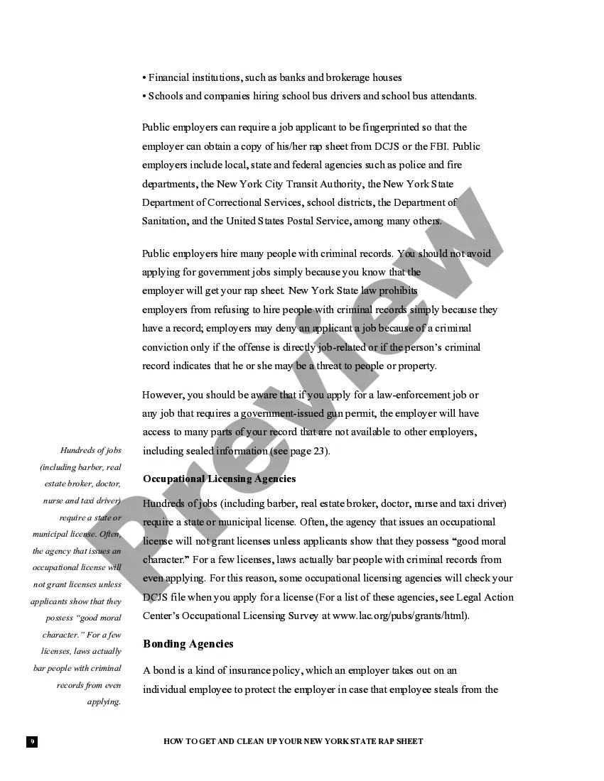 Get New York Expungement Guide to Sealing Records and Clearing a Rap Sheet Preview New York Expungement Guide to Sealing Records and Clearing a Rap Sheet