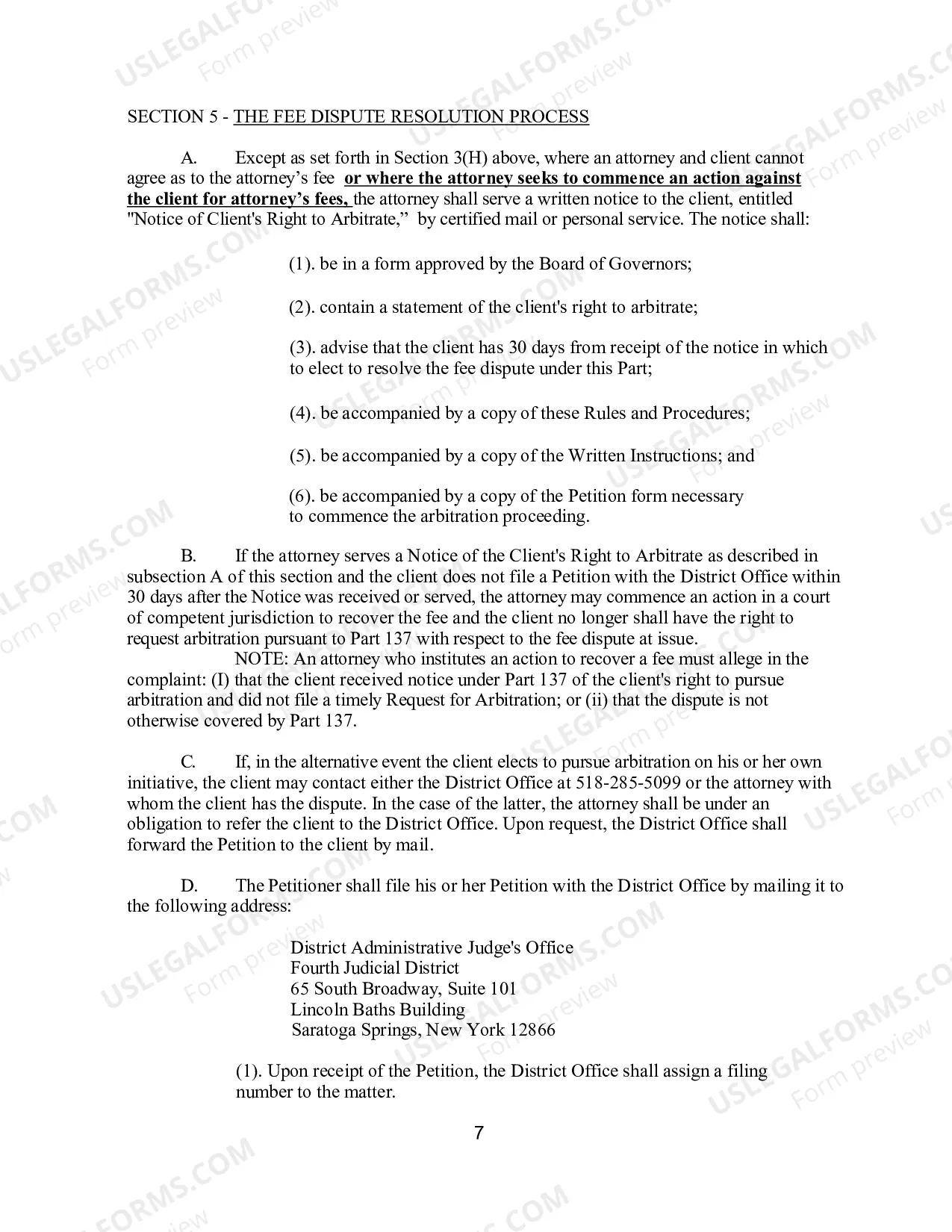 Preview Packet for Dispute over Refund