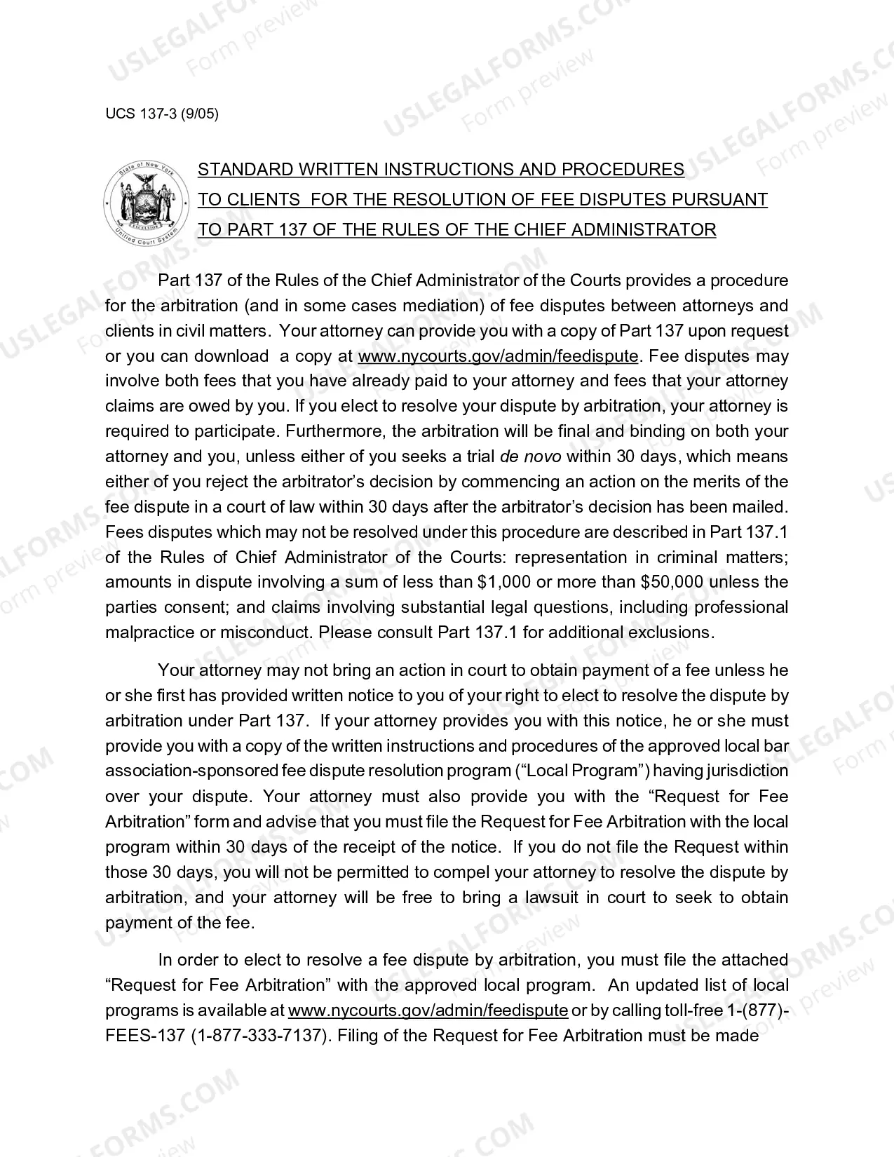 Preview Packet for Dispute over Refund