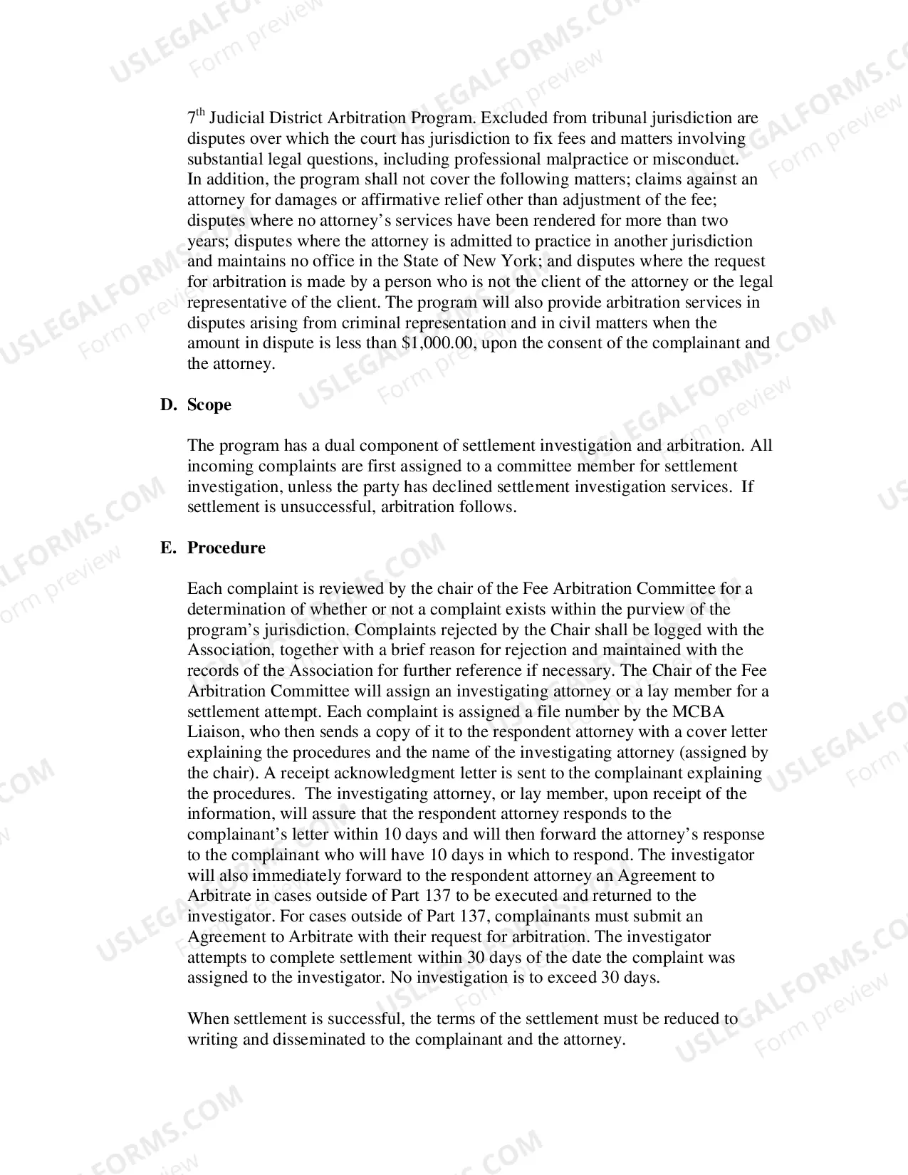 Preview Packet for Dispute over Refund