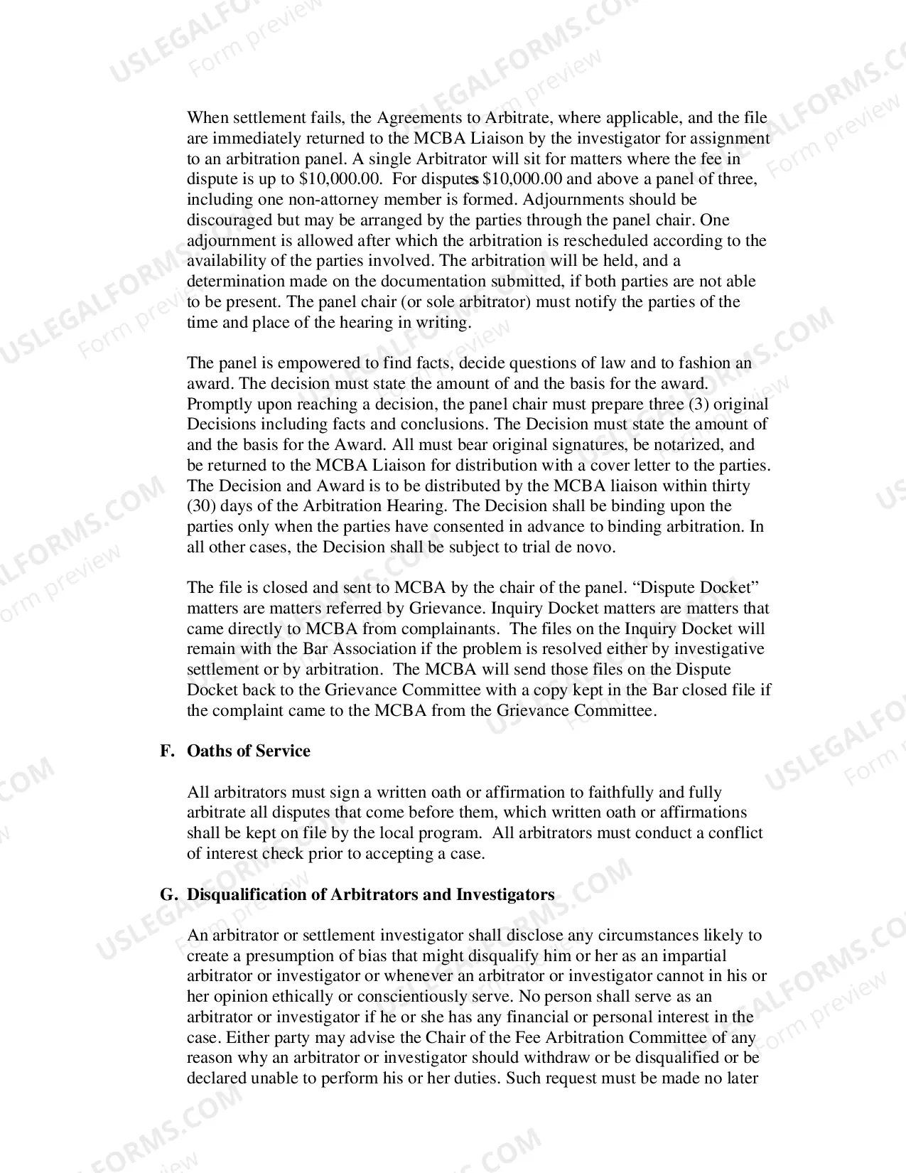 Preview Packet for Dispute over Refund