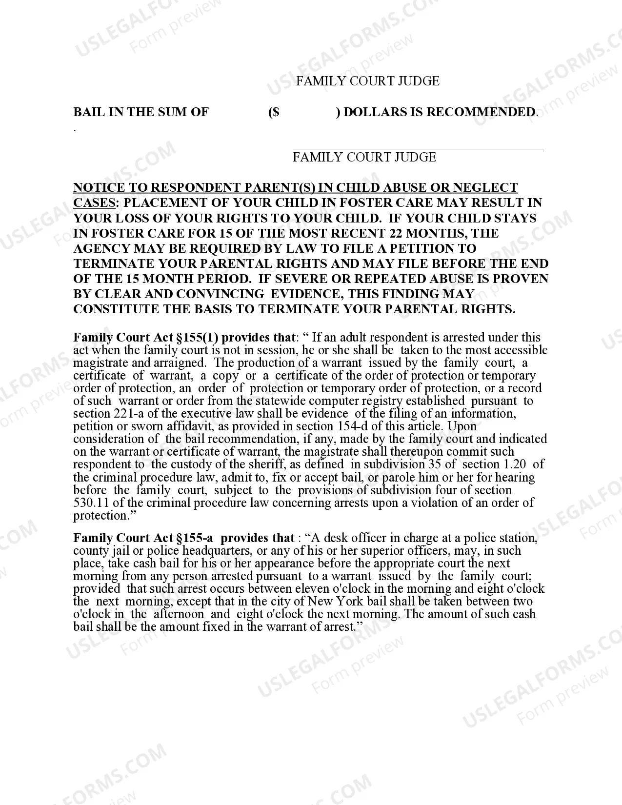 Preview Warrant of Arrest with Aliases